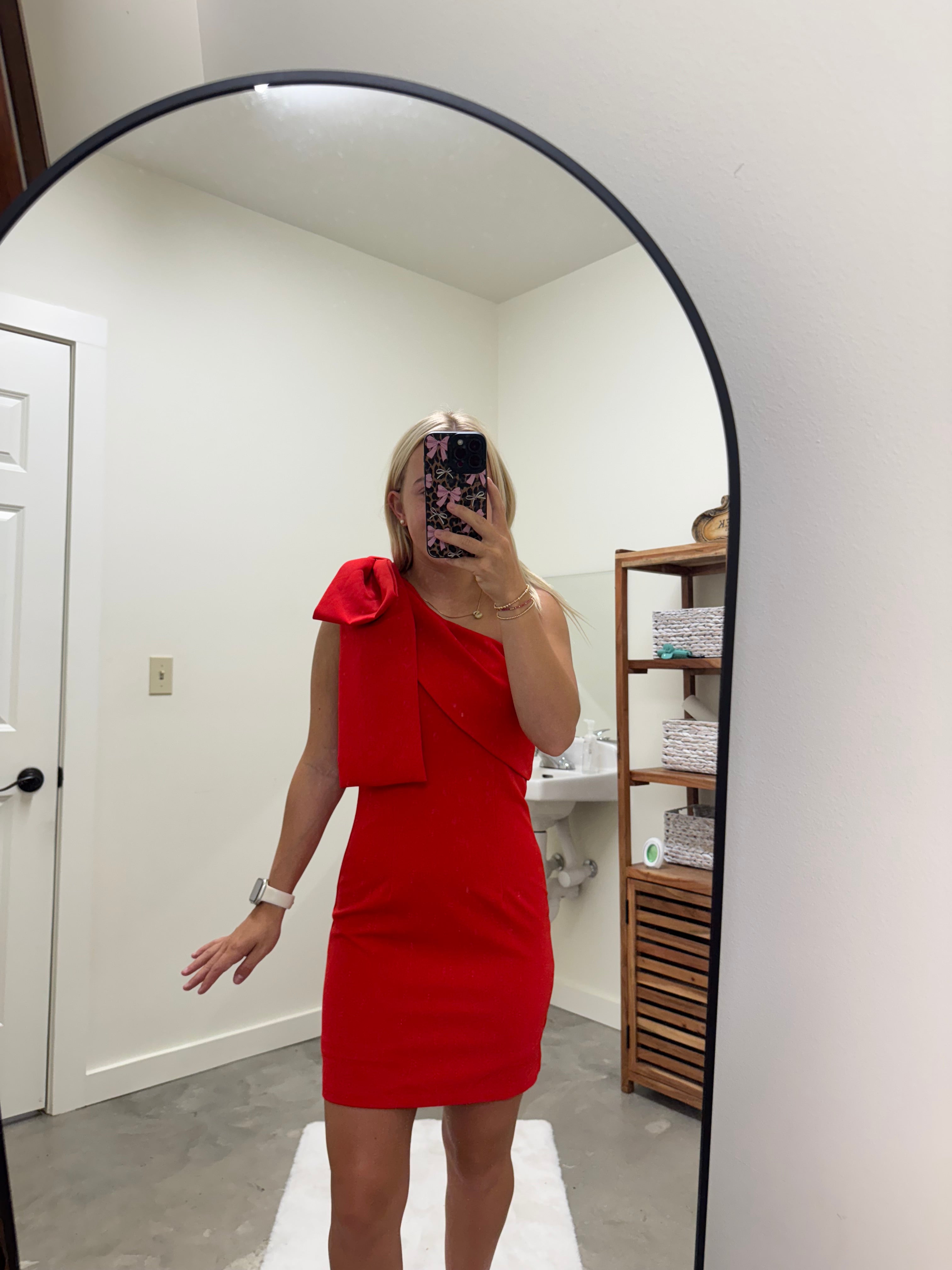 Eyes On You Red Dress