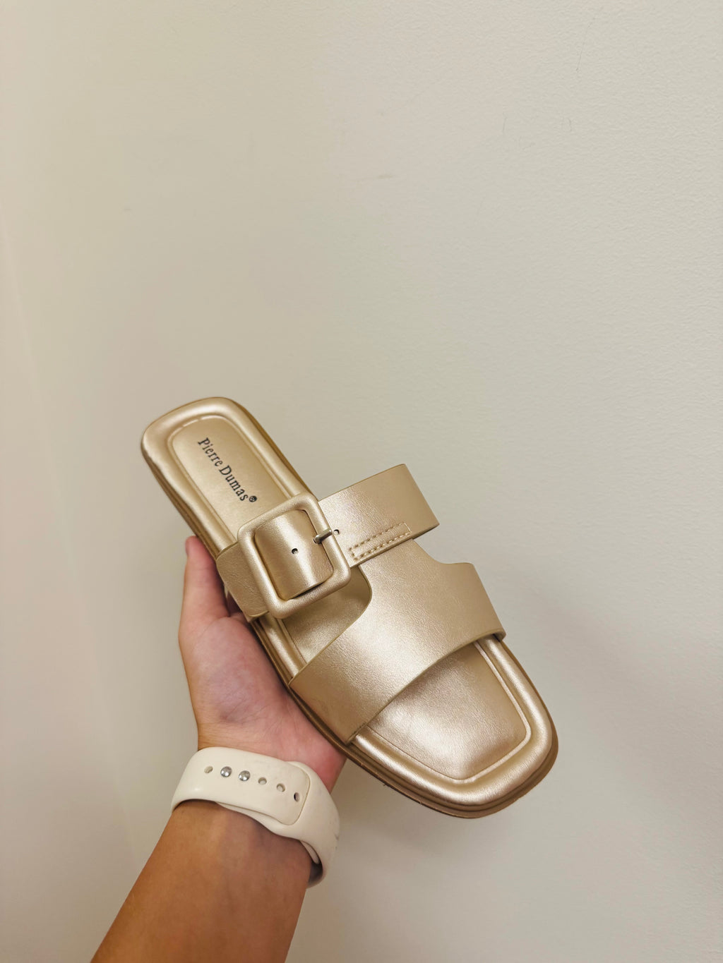 Gold H Sandal