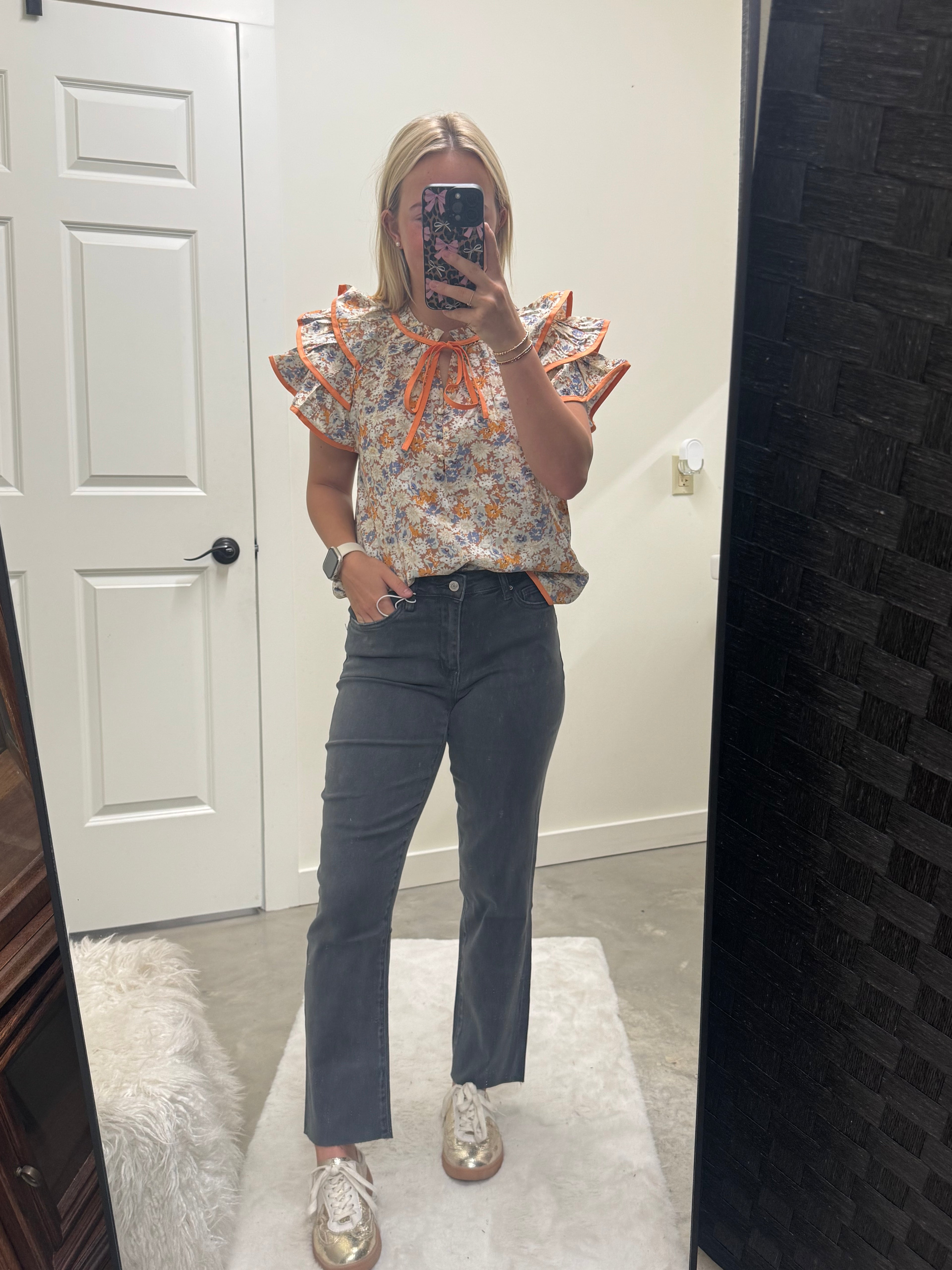 Ash Black Straight Leg Jeans