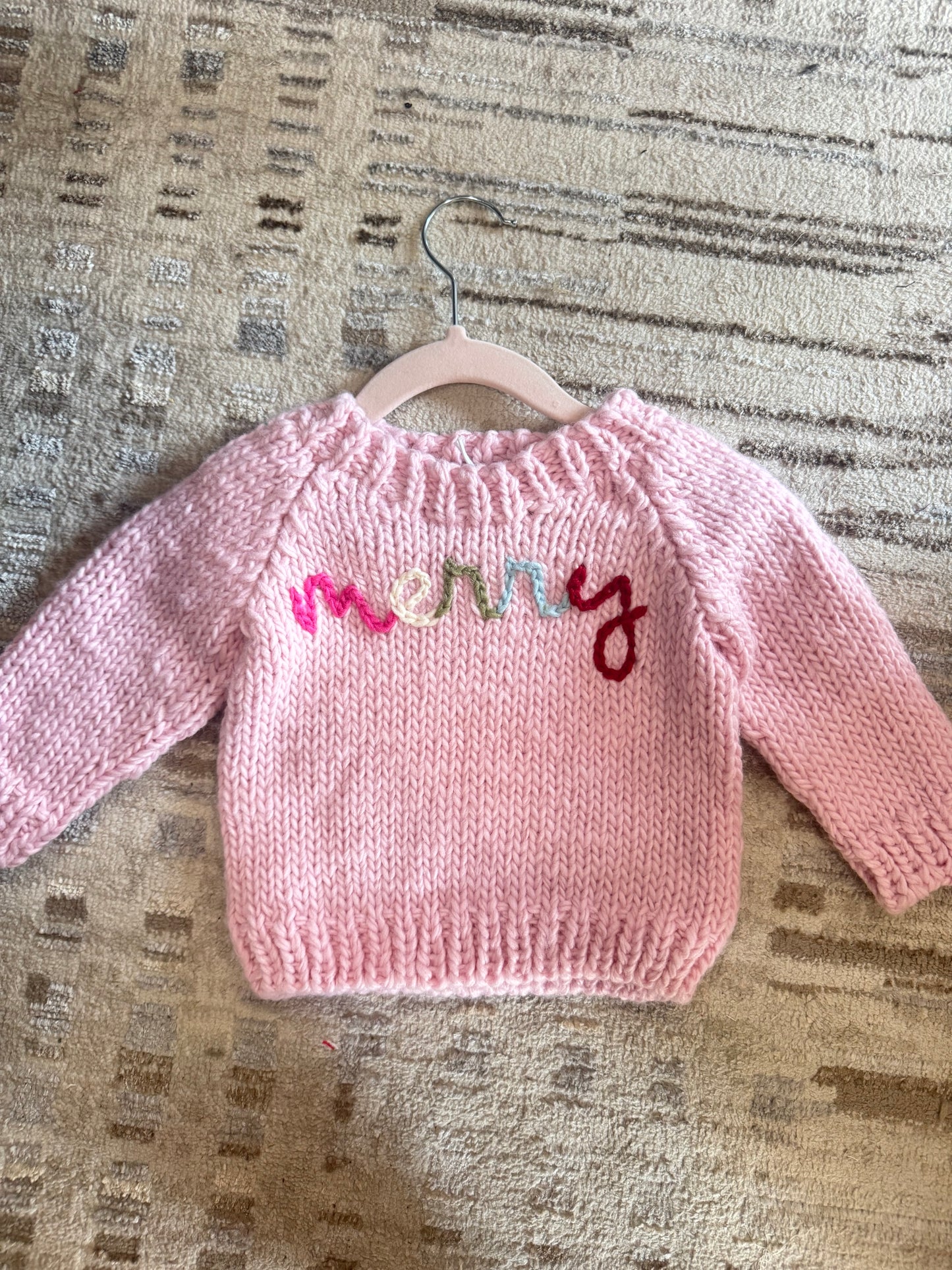Baby Knitted Merry Sweater