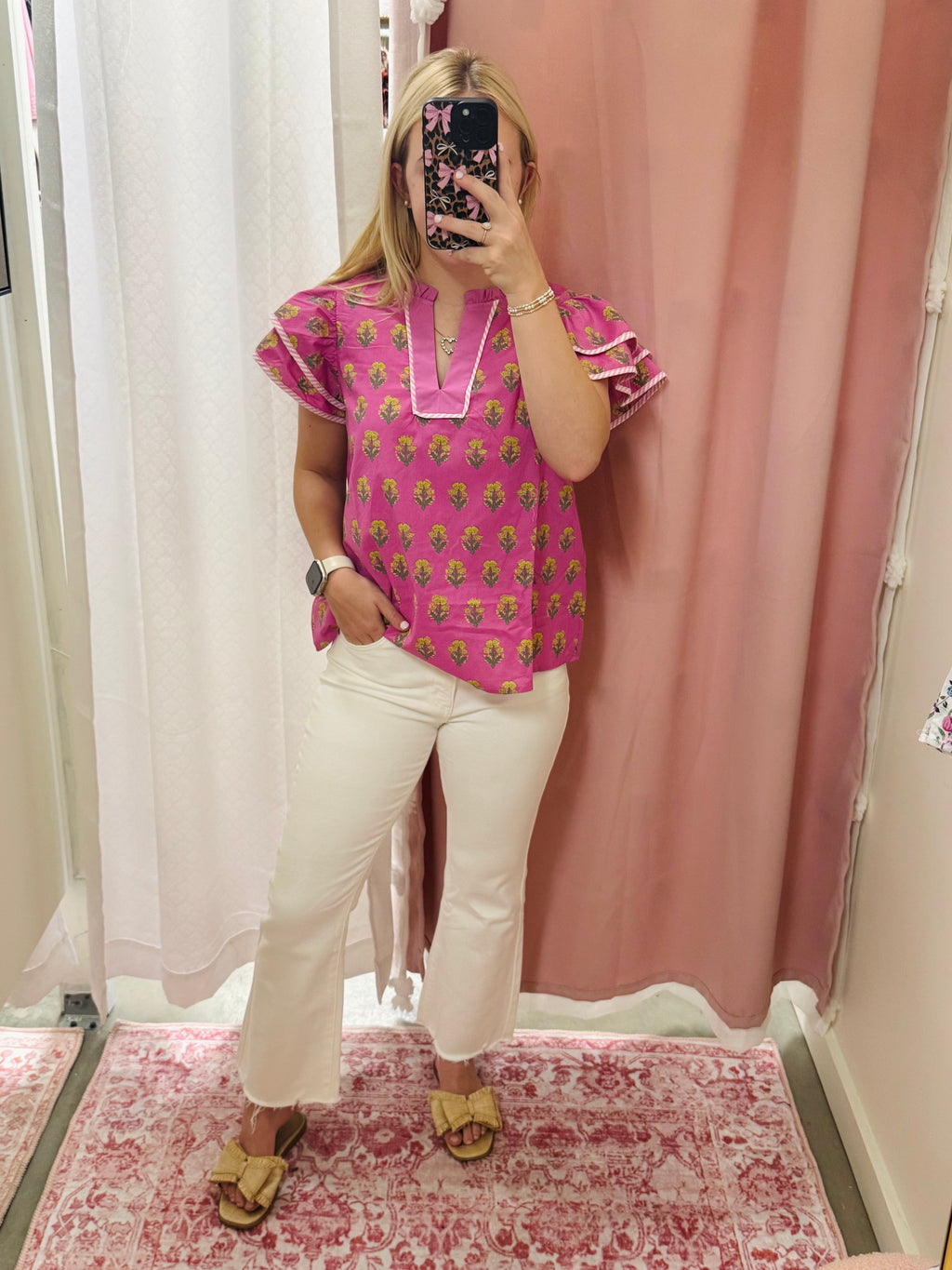 Pink Jane Blouse