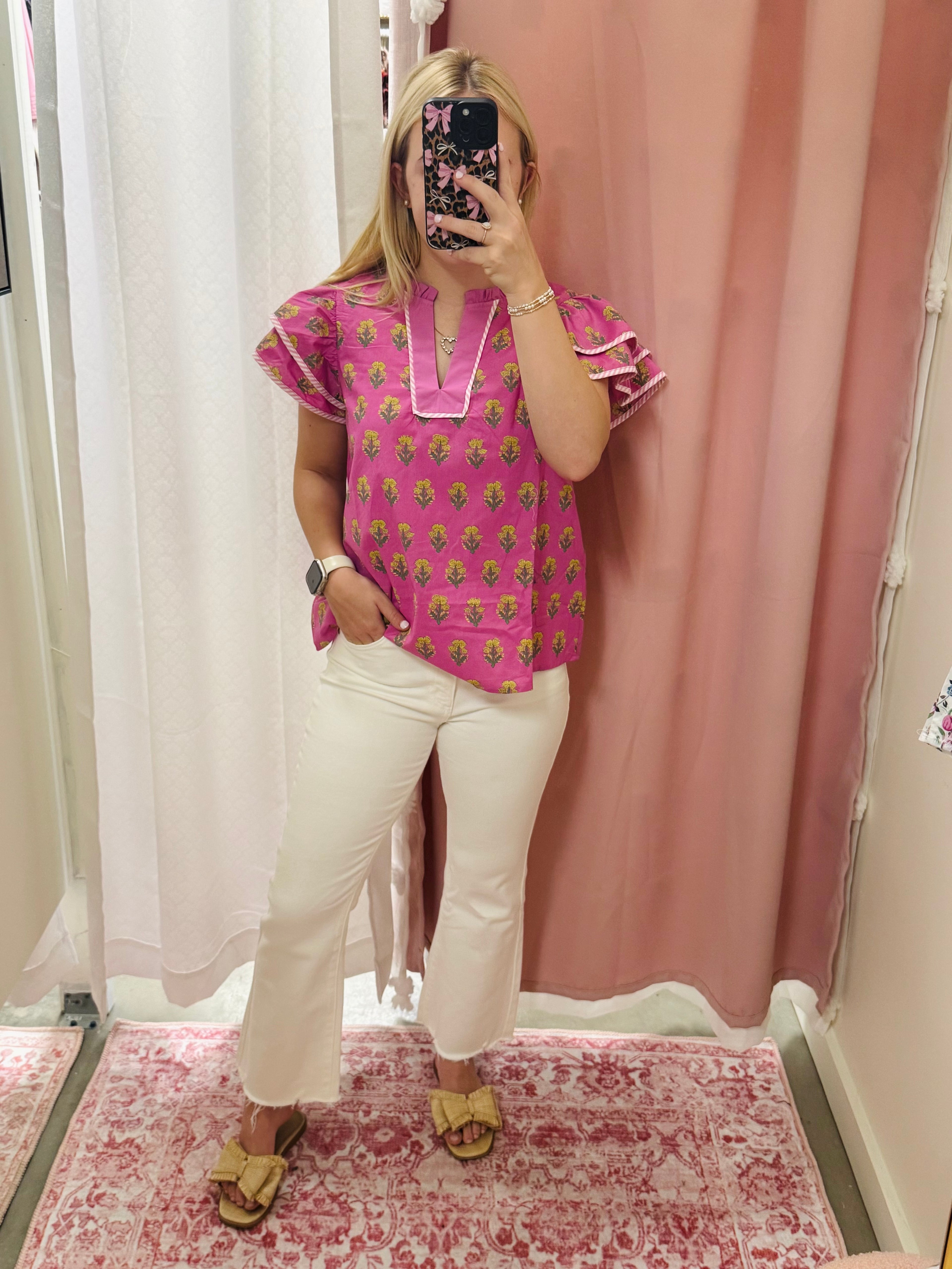 Pink Jane Blouse