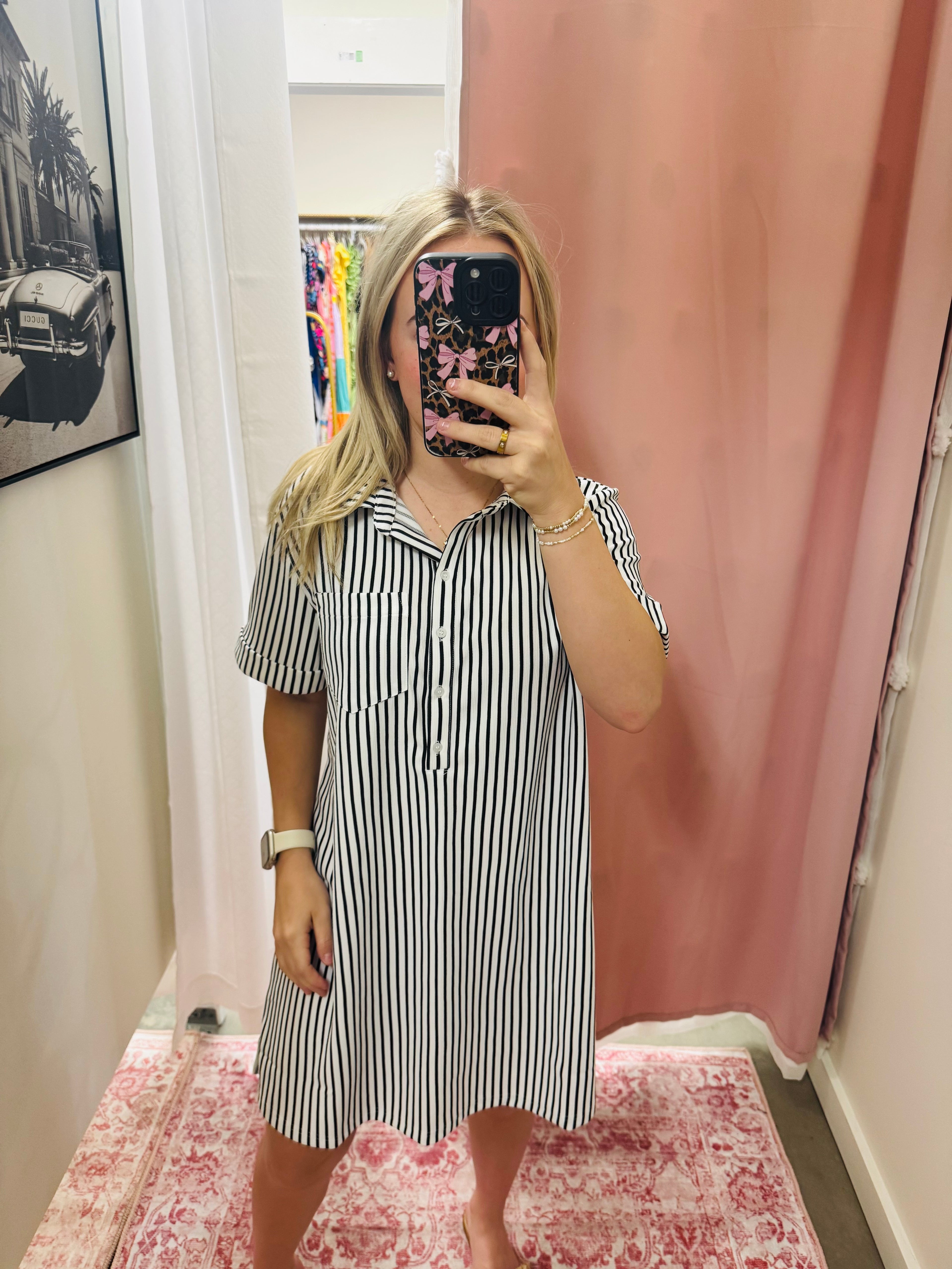 Black Throw On Dress