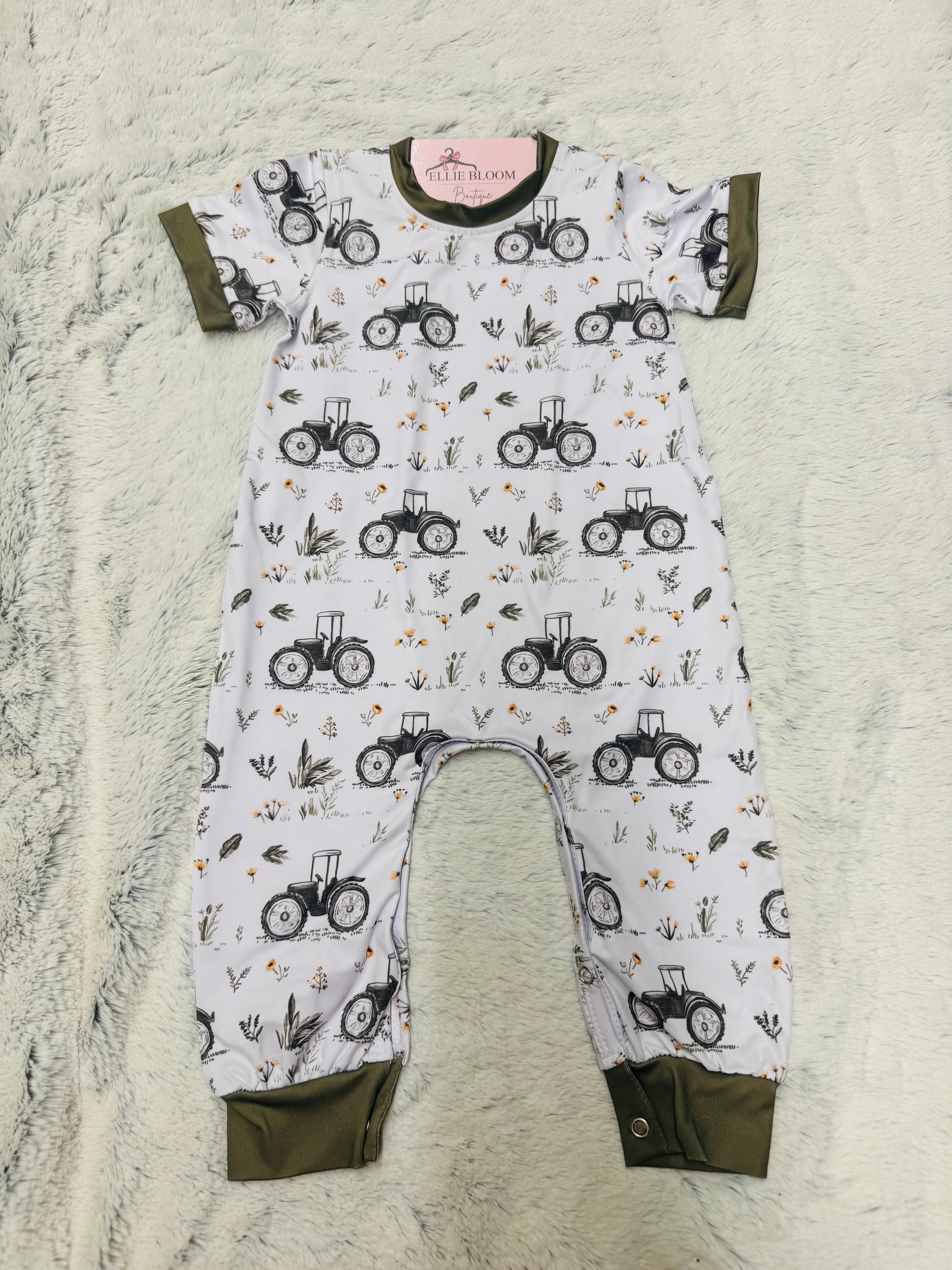 Baby Tractor Outfit