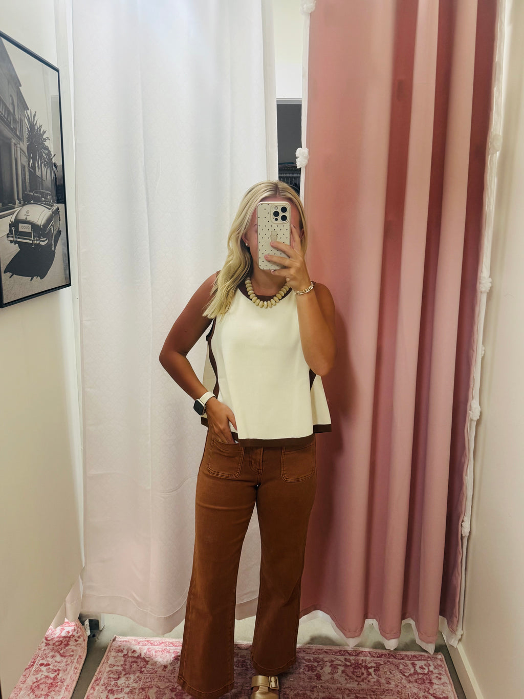 Soft Knit Cream Top