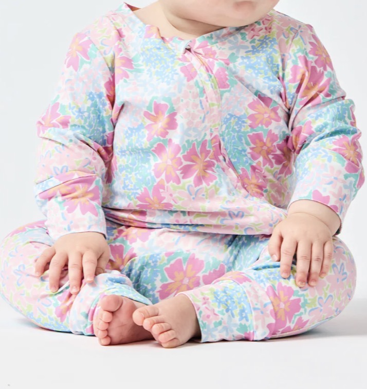 Mary Square Floral Baby Pjs