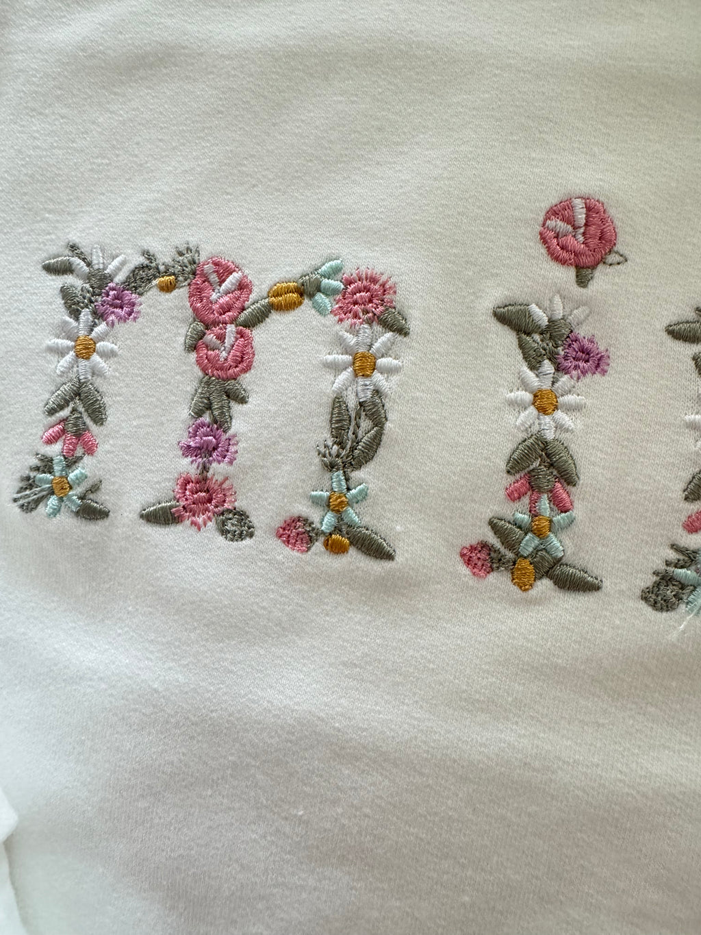 Mini Embroidery Sweatshirt