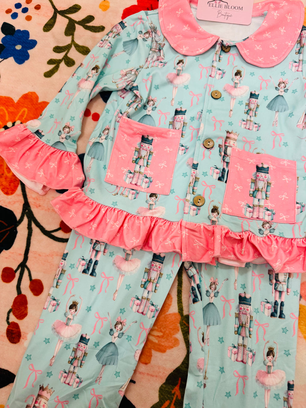 Girls Nutcrackers PJ set