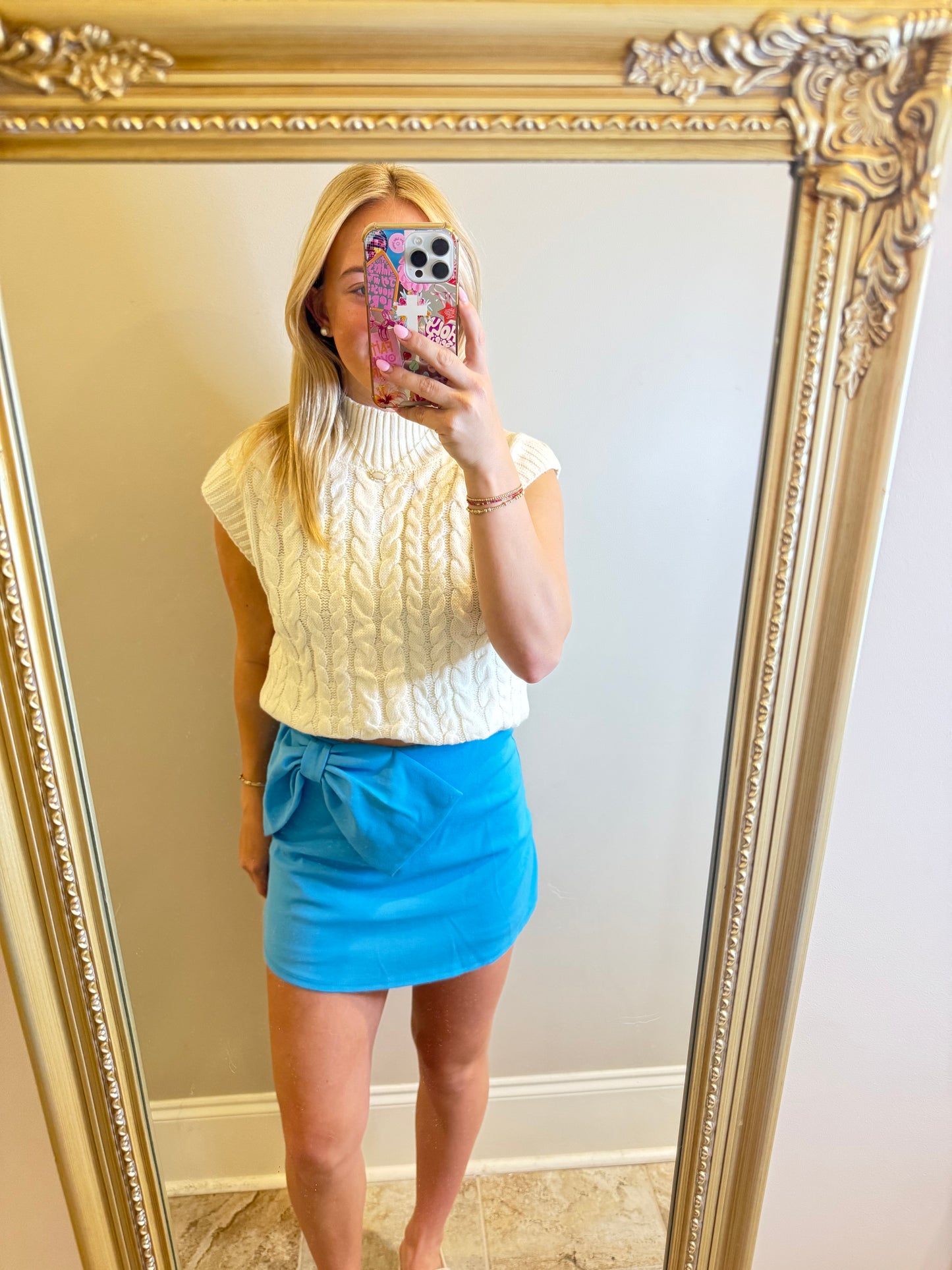 Summer Blues Skort