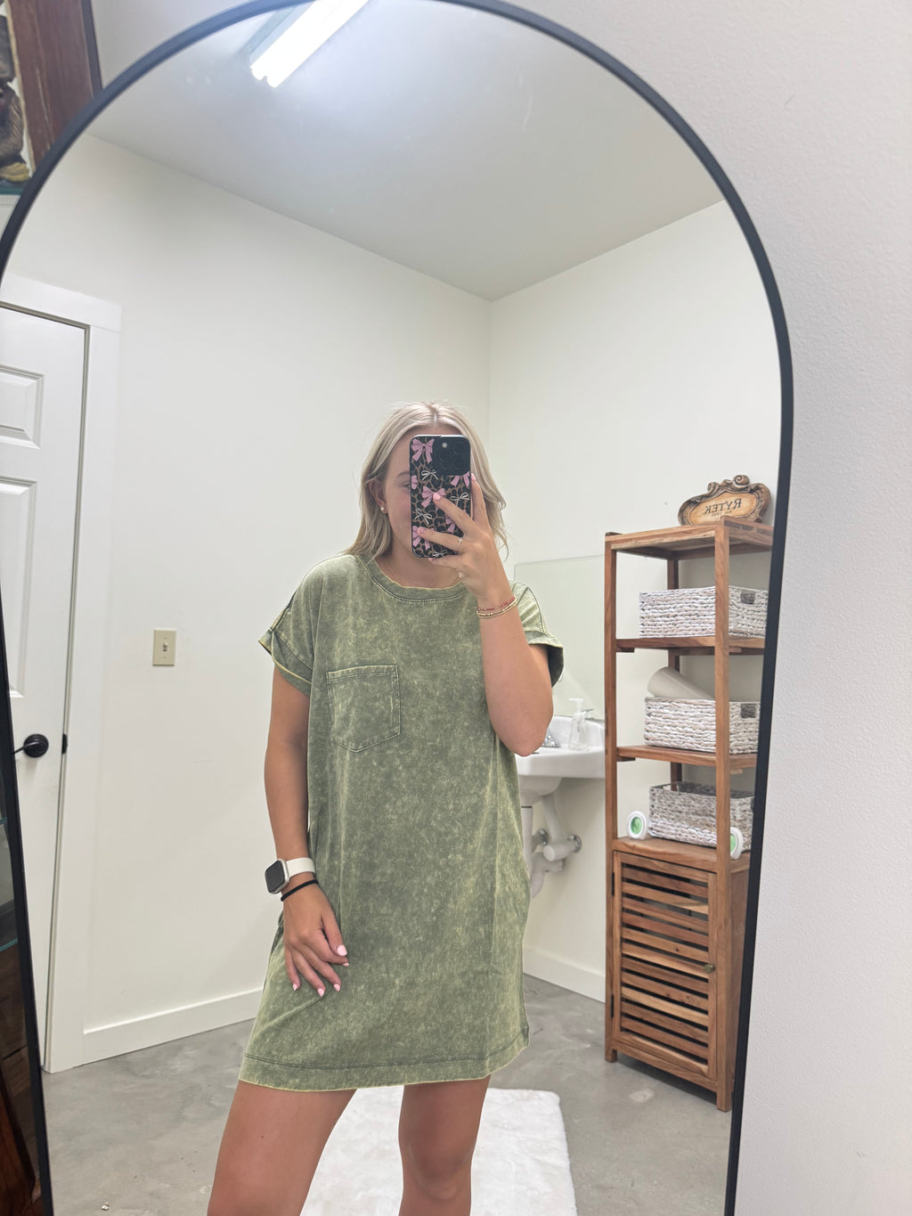 Green Cotton Dress