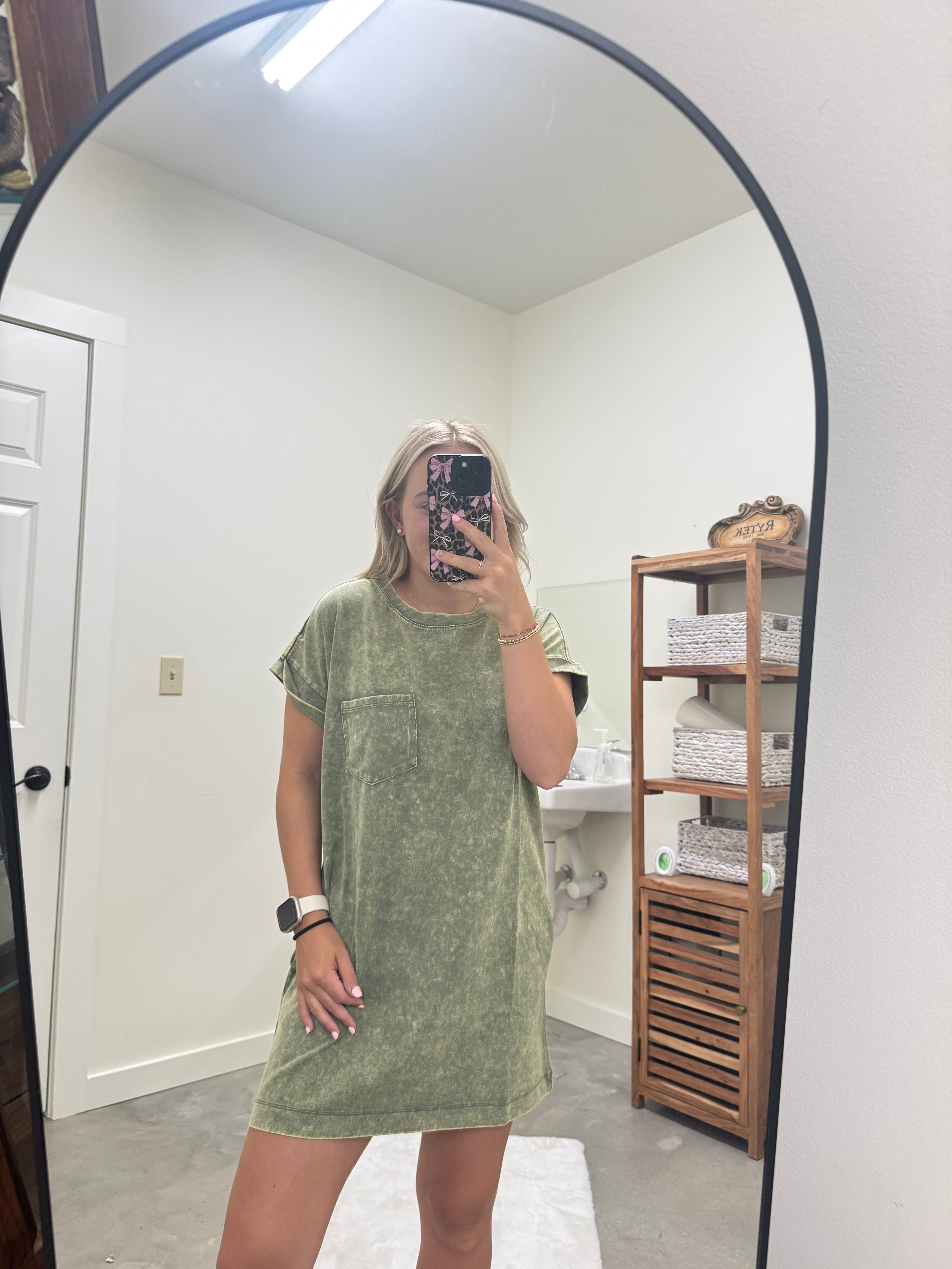 Green Cotton Dress