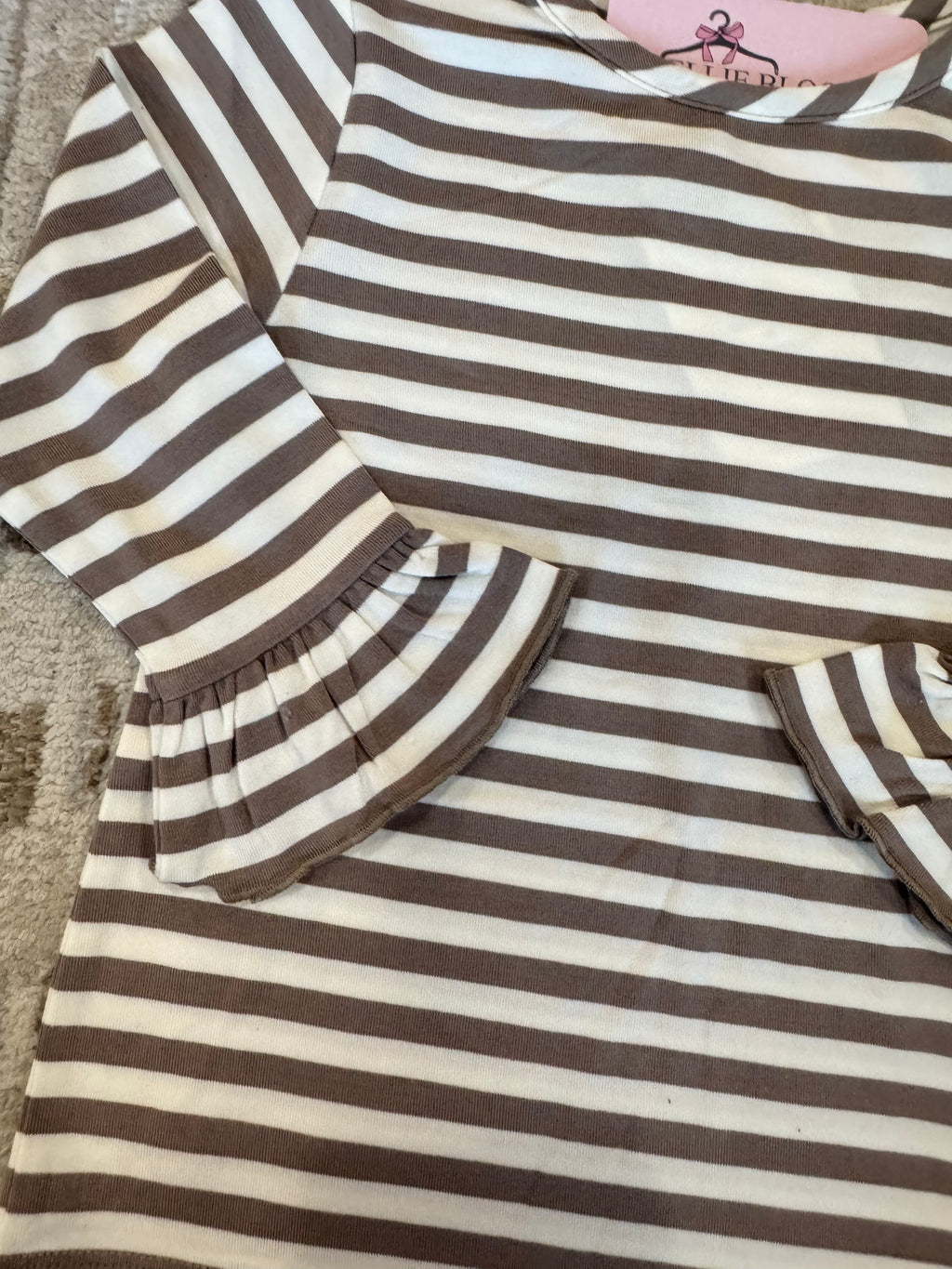 Striped Long Sleep Top