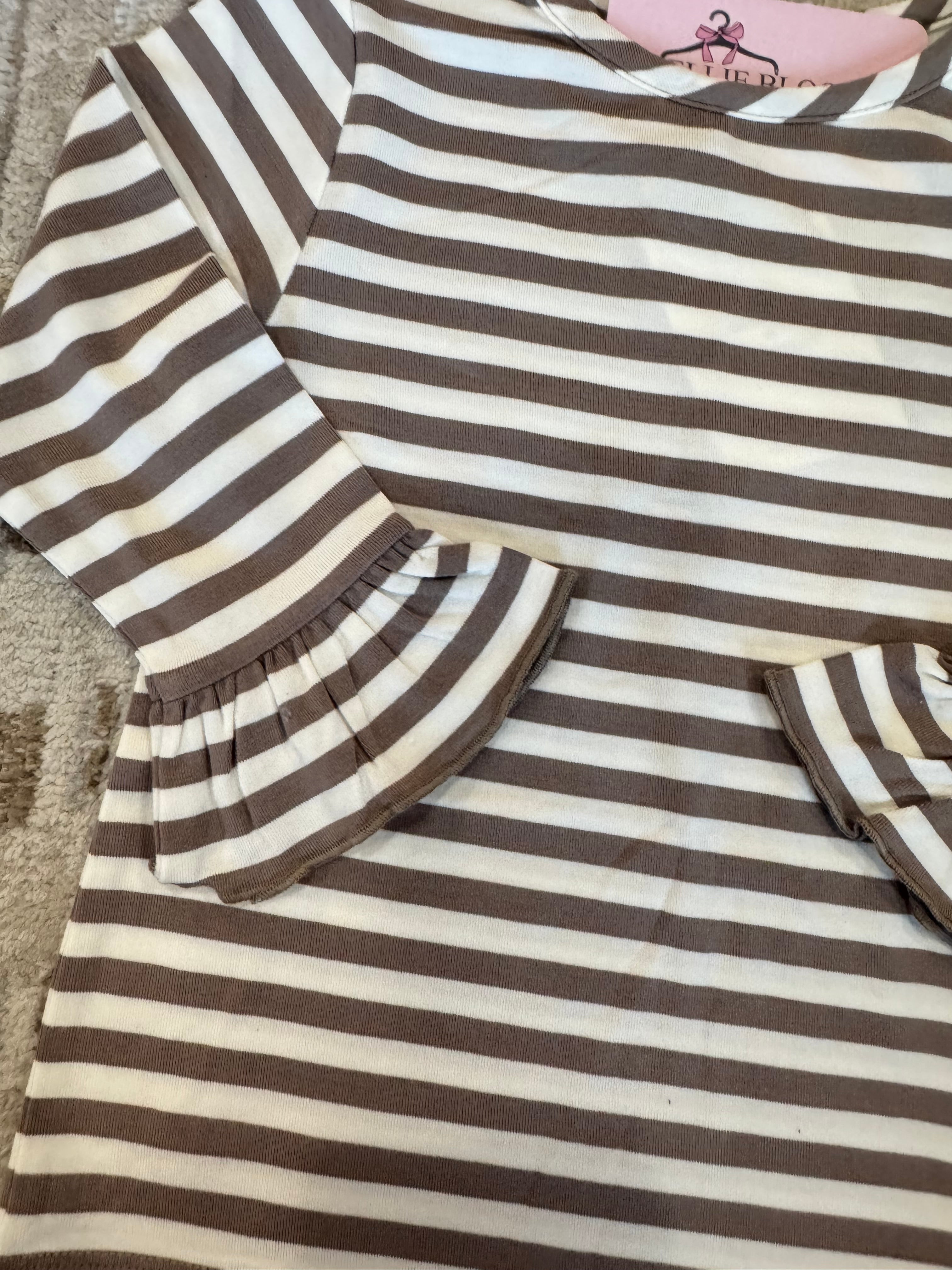 Striped Long Sleep Top