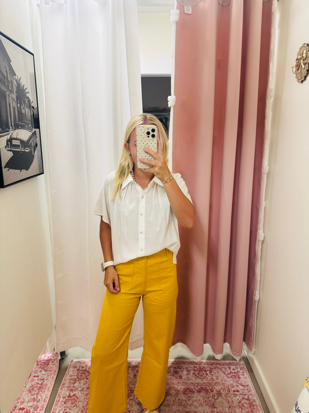 Gold Front Pocket Pants