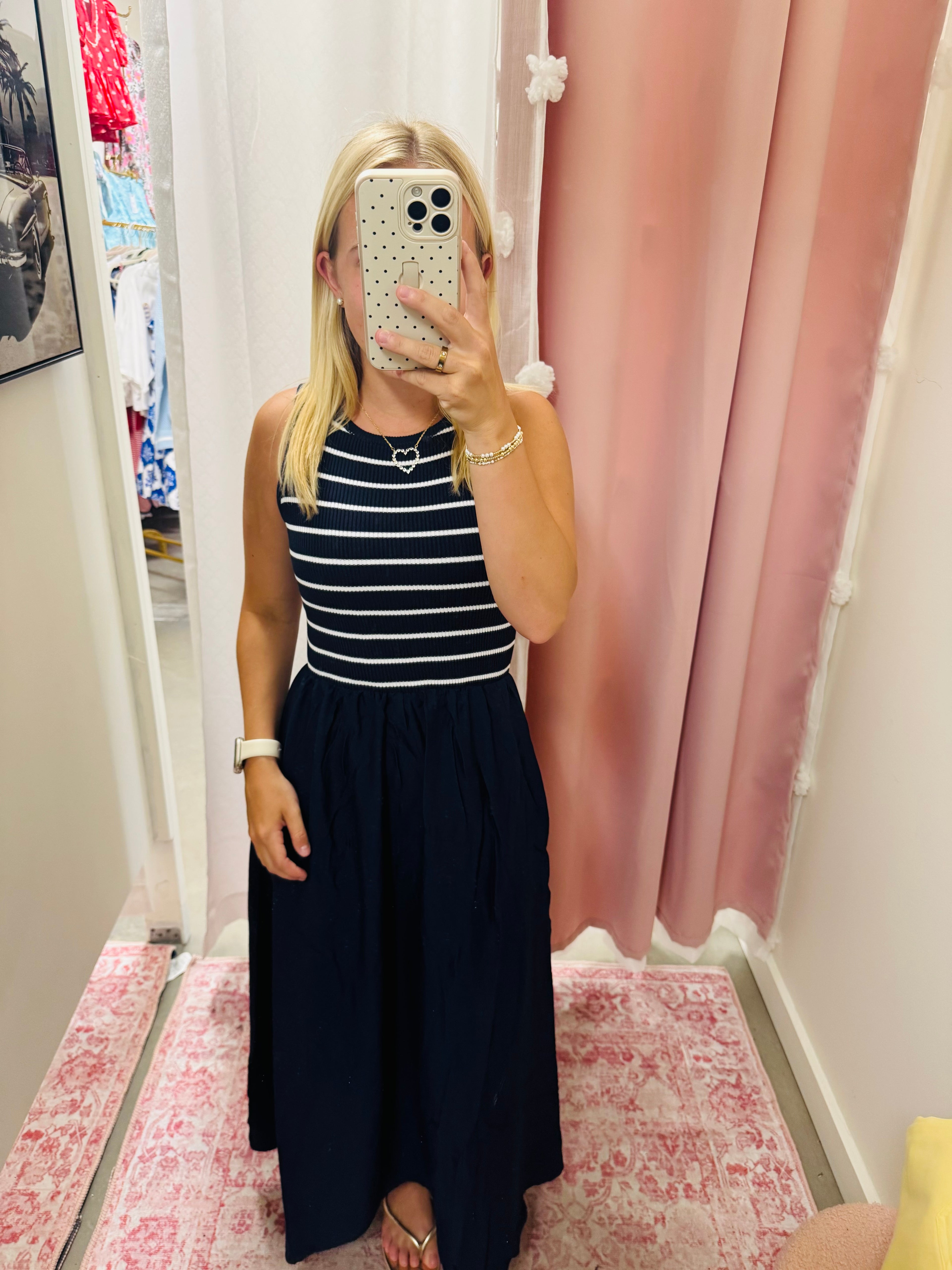 Navy Maxi Dress