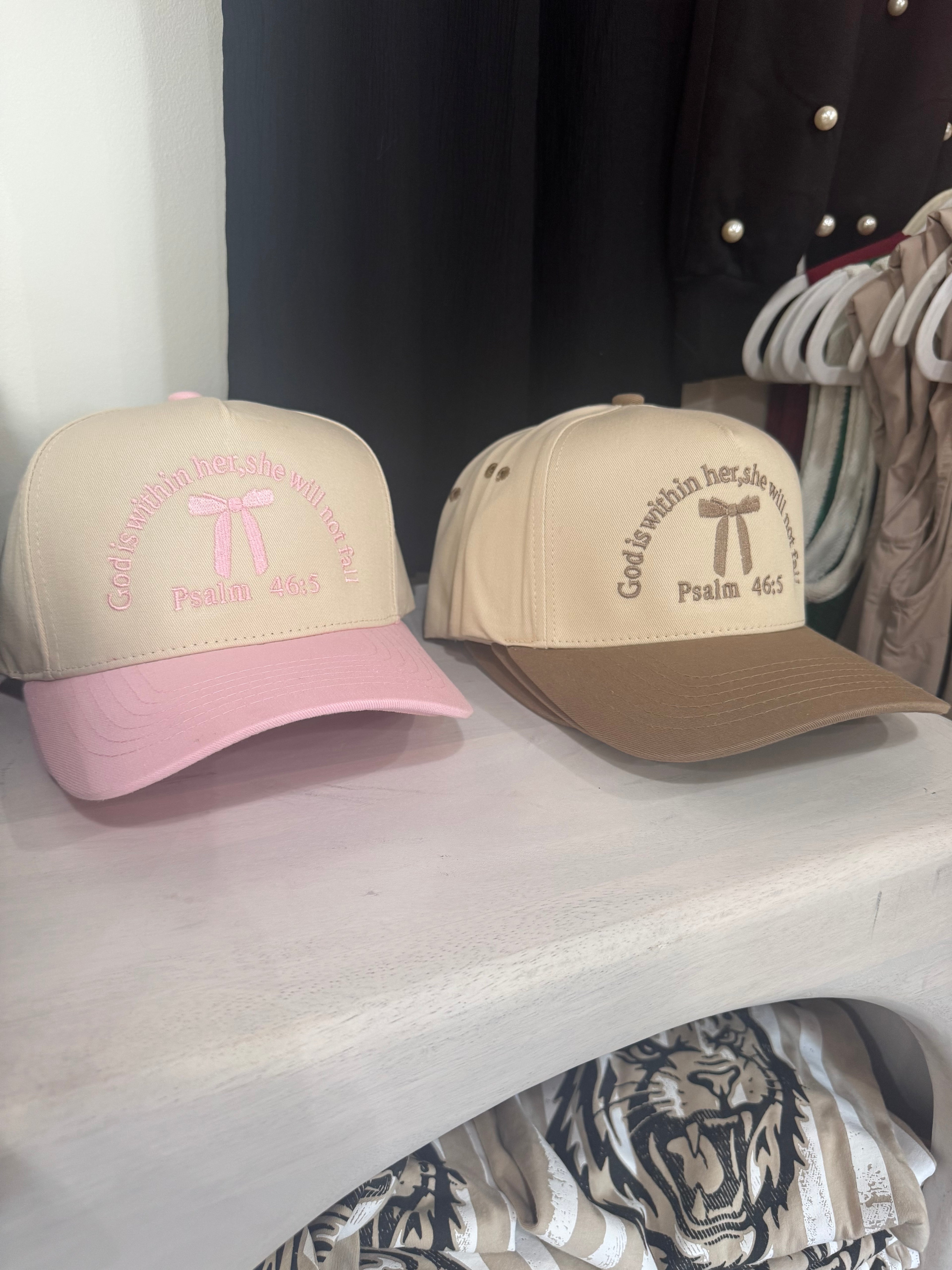 Pink God is Within Her Hat