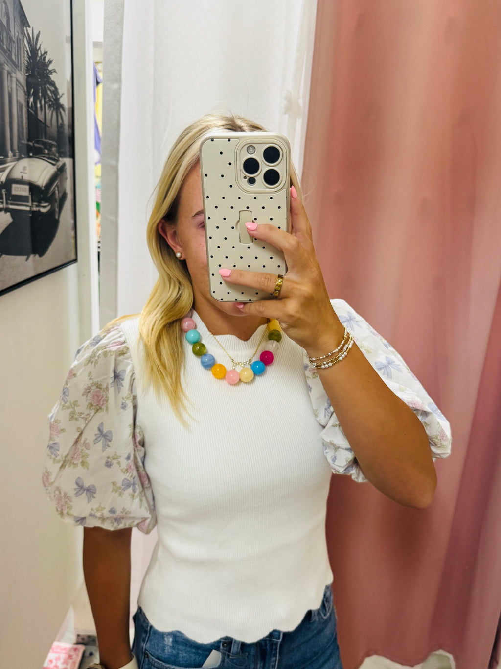 Multi Color Chunky Ball Necklace