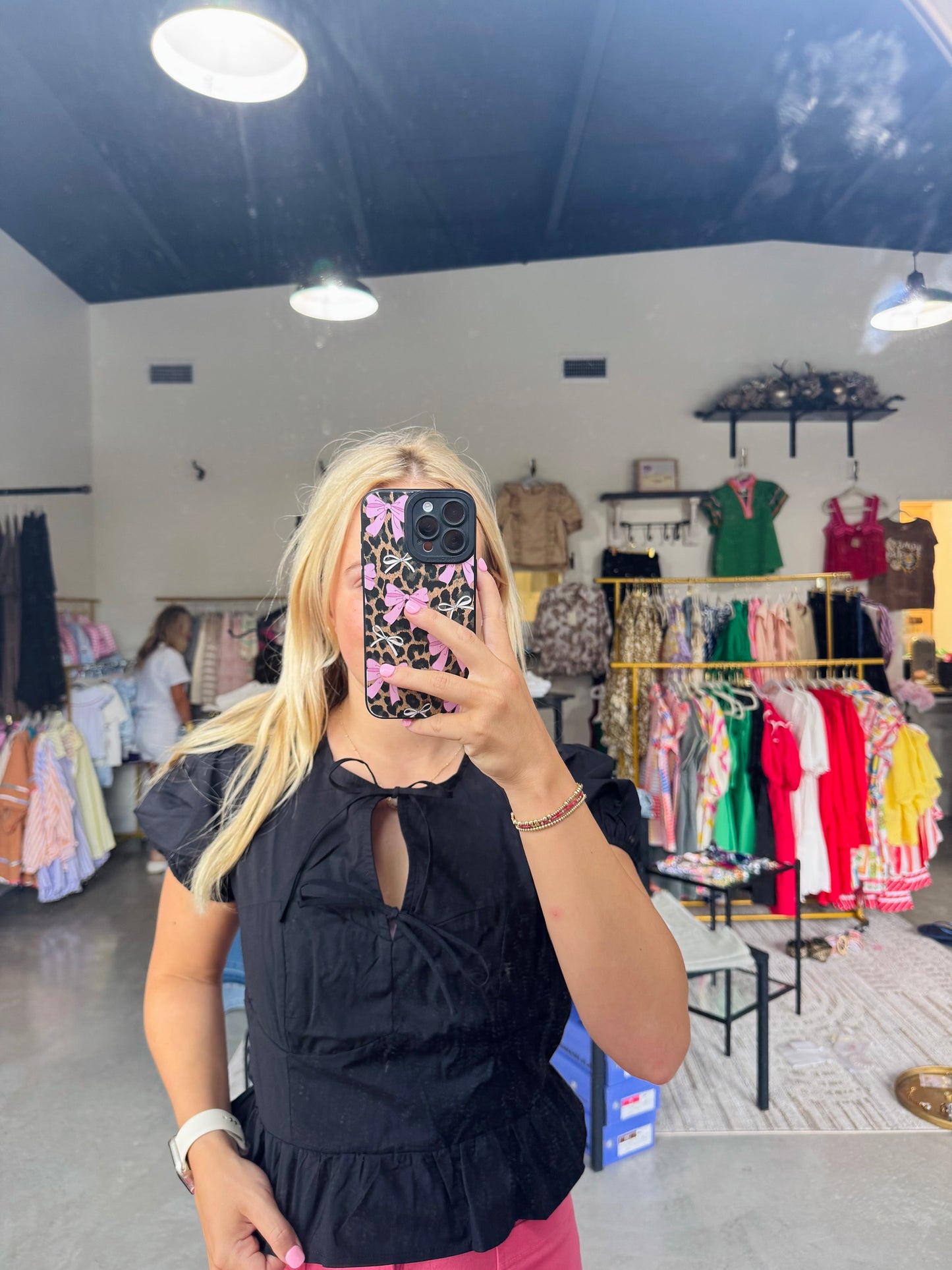 Black Poplin Shirt