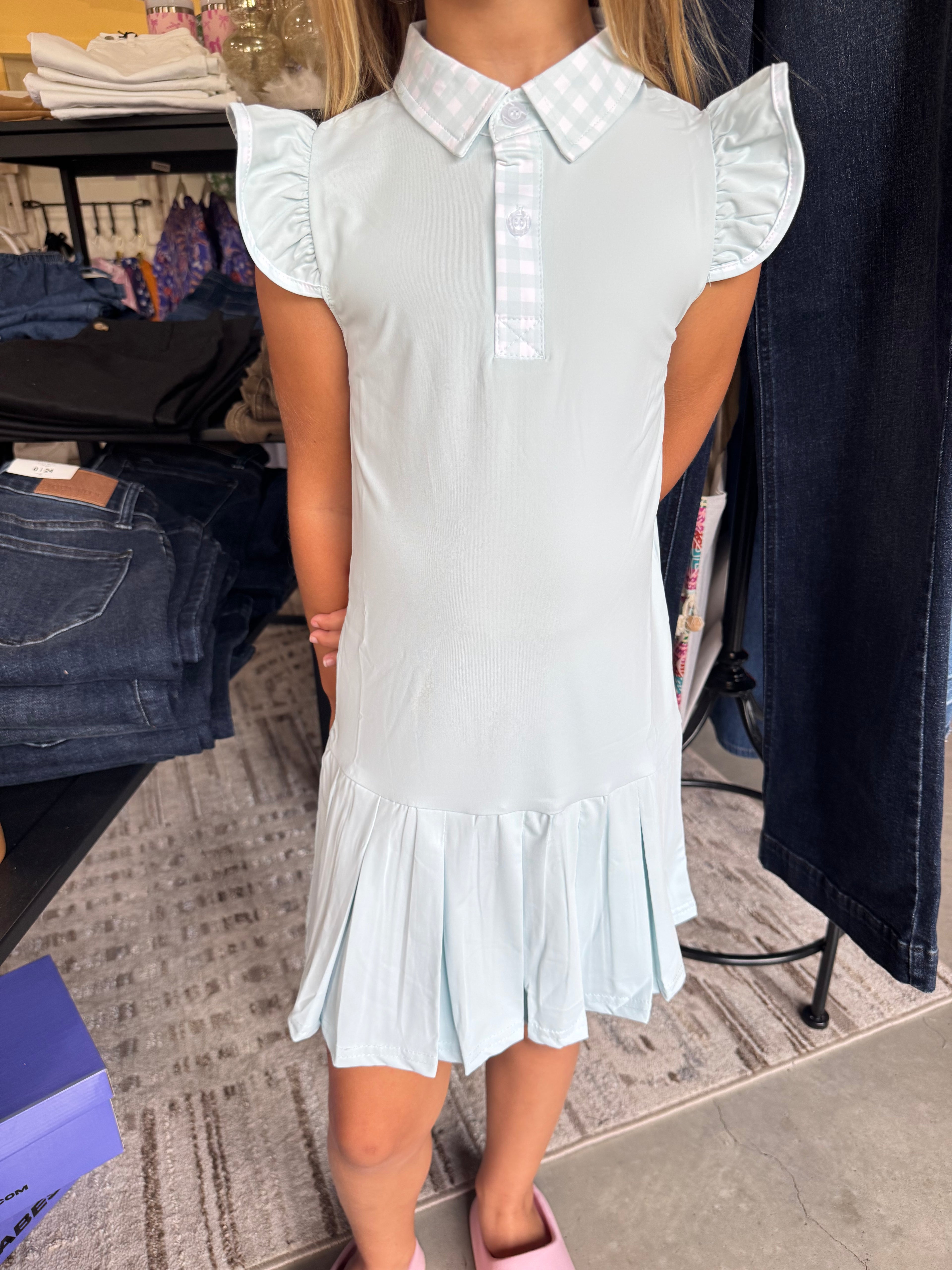 Baby Blue Athletic Dress