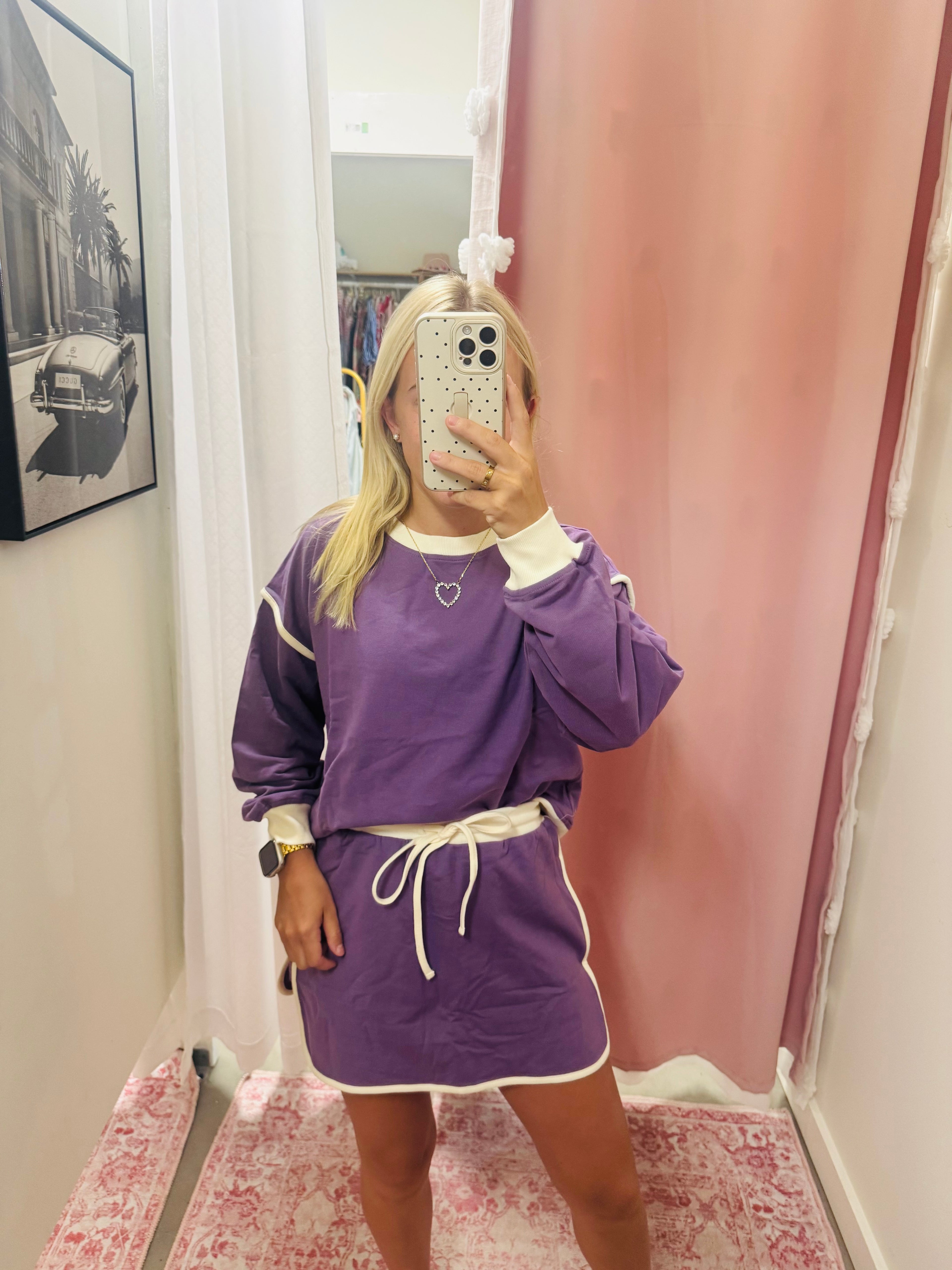 Purple Lounge Set