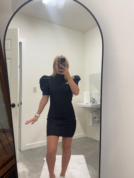 Black Denim Dress