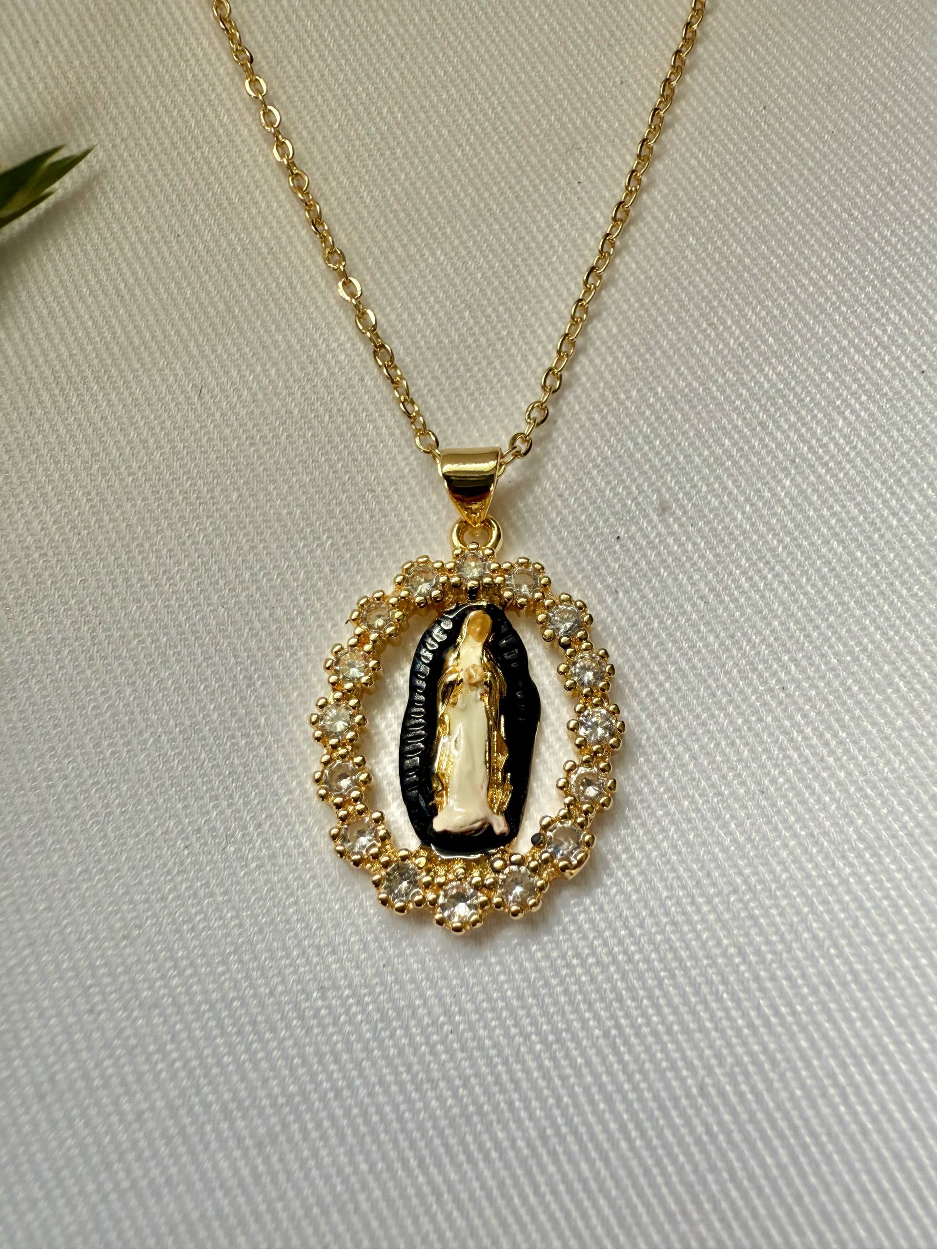 Our lady In Navy Necklace