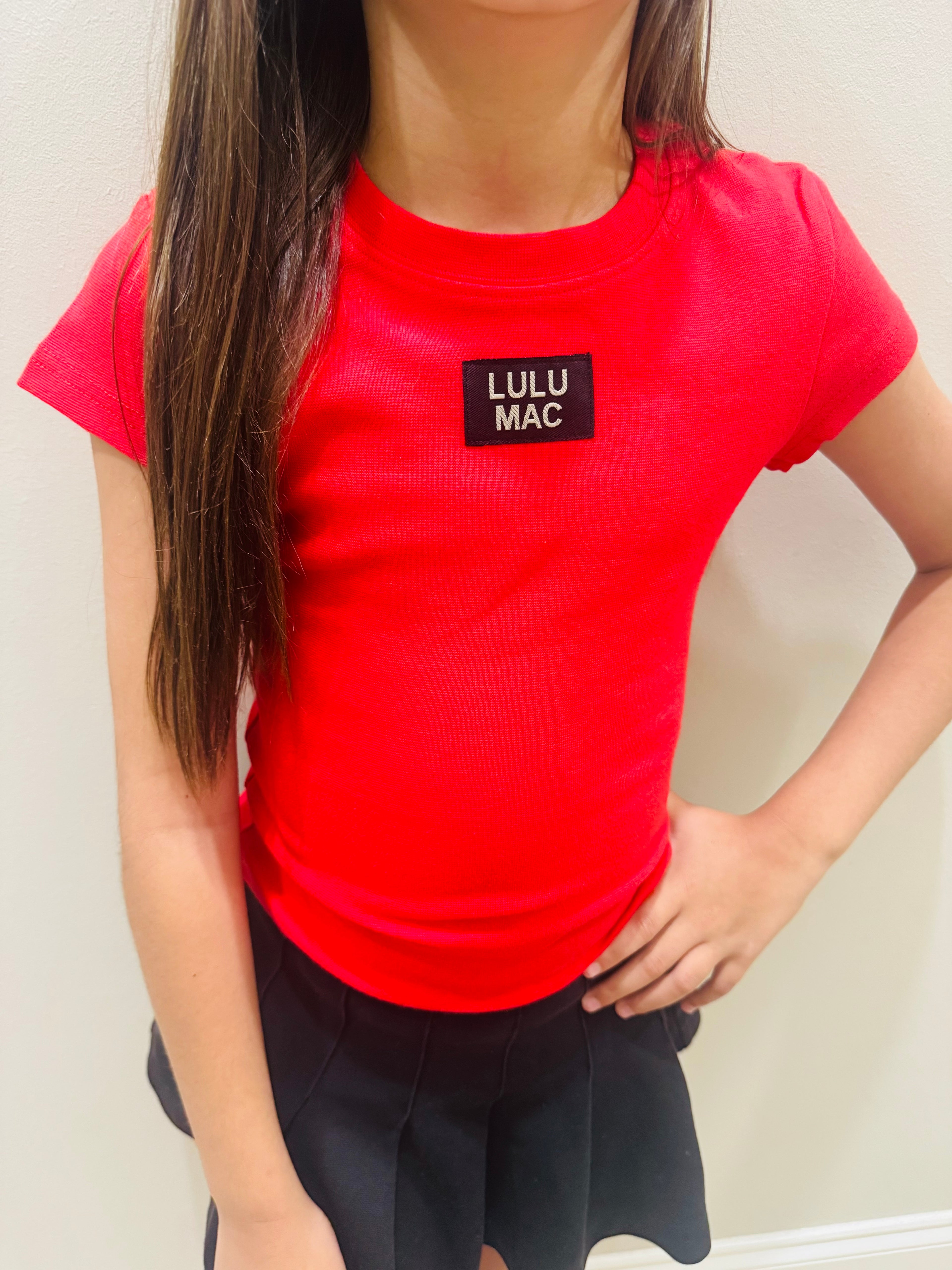Red Youth Lulu Mac Baby Tee