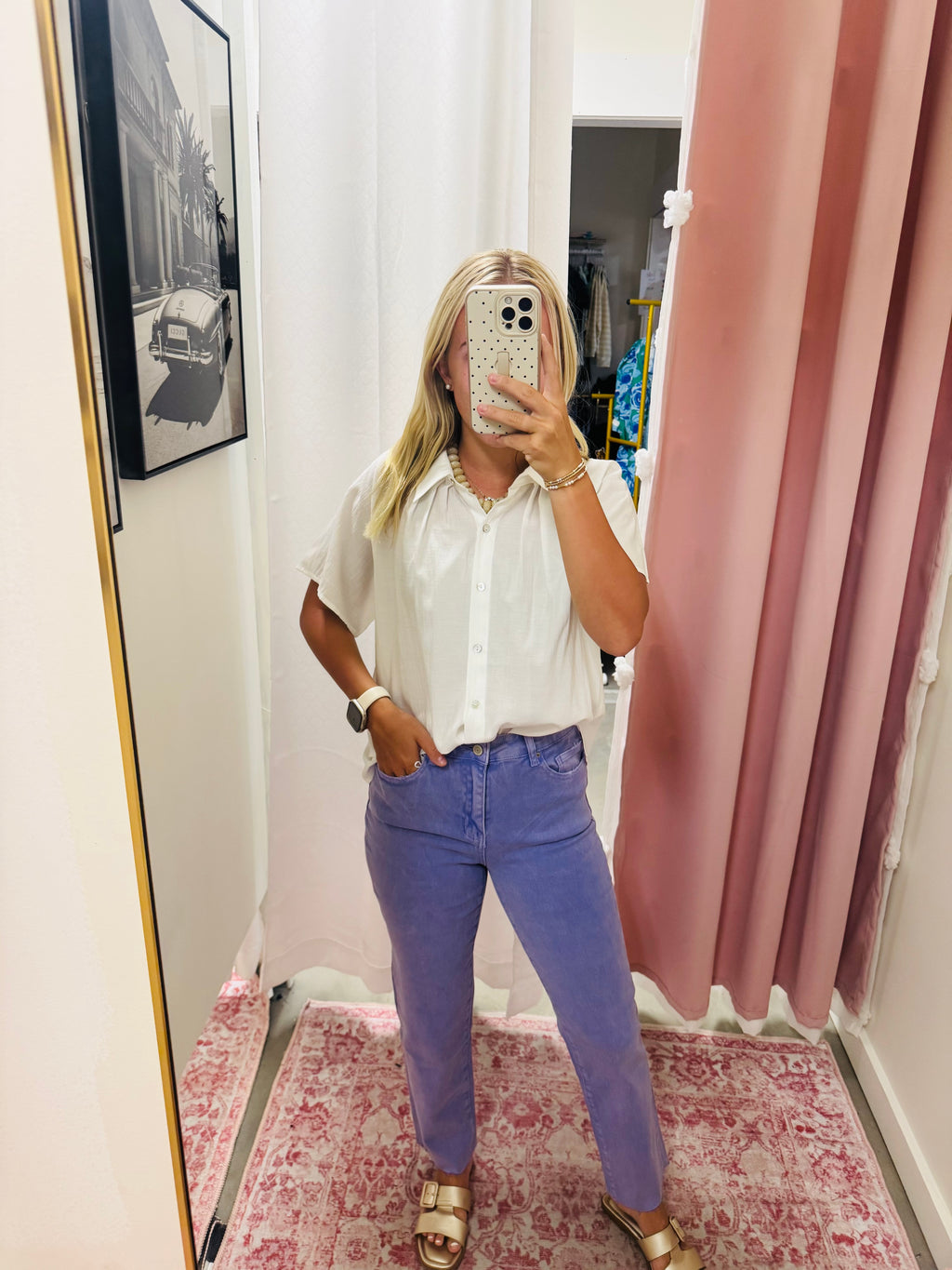 Lavender Dream Straight Leg Jeans