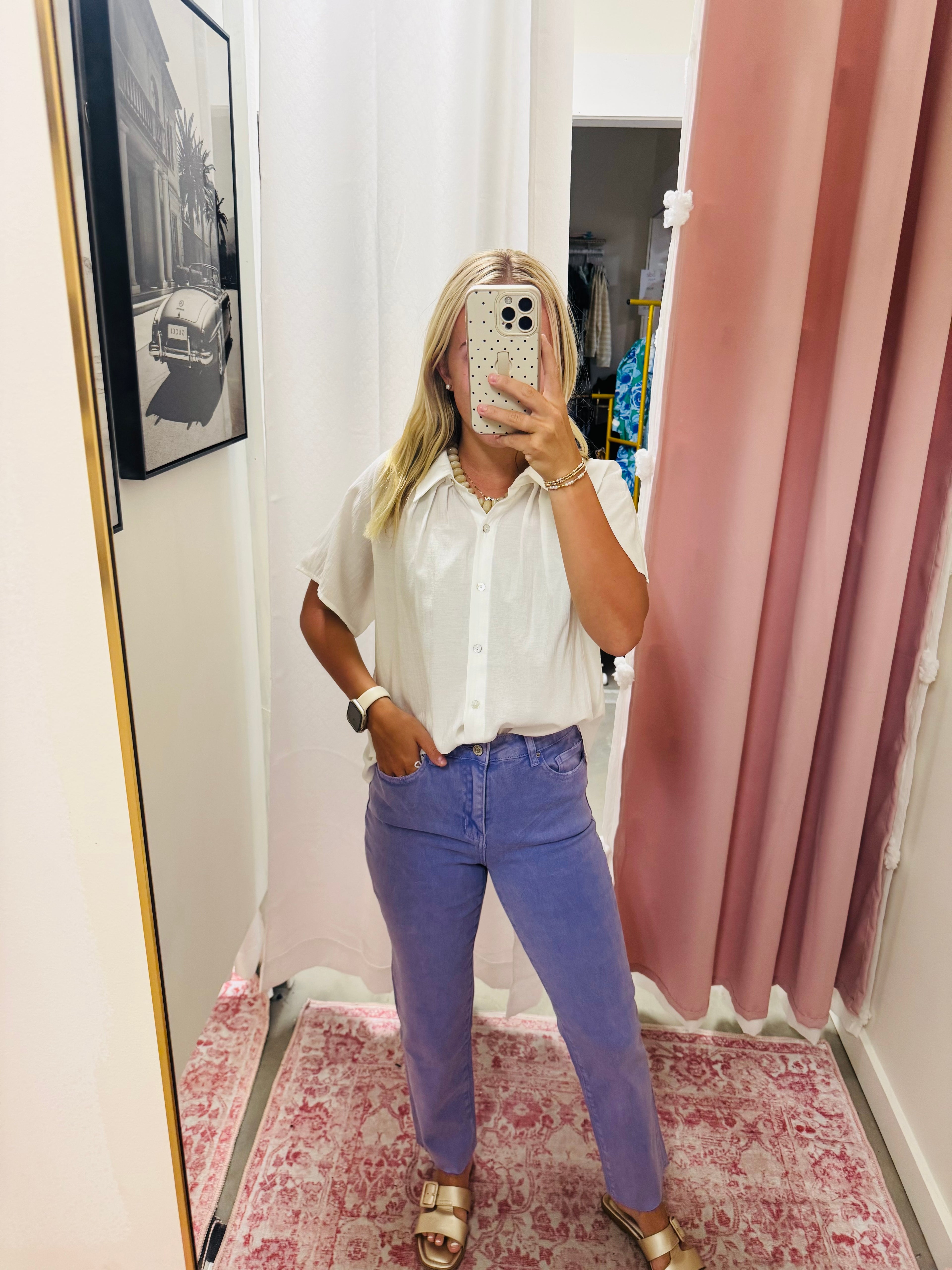 Lavender Dream Straight Leg Jeans