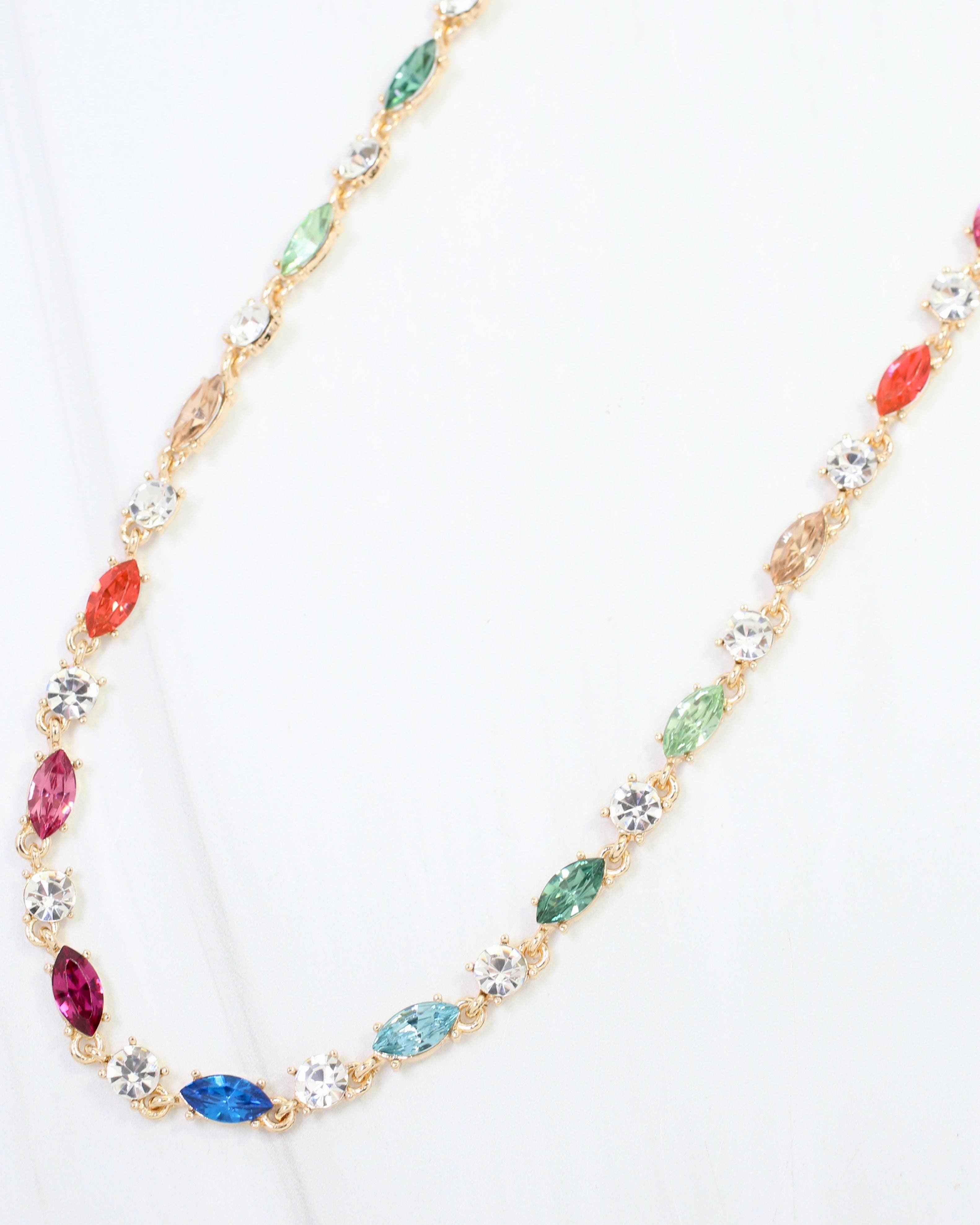 Crystal Necklace Multi