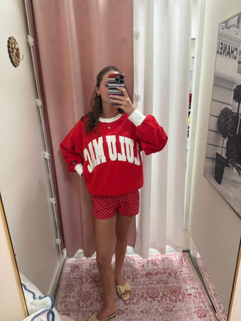 Lulu Mac Red Sweatshirt
