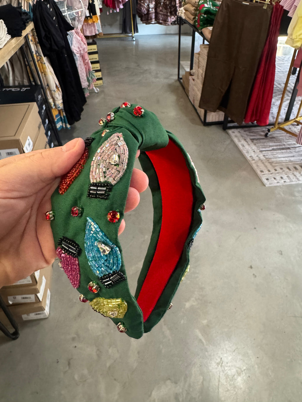 Beaded Lights Headband