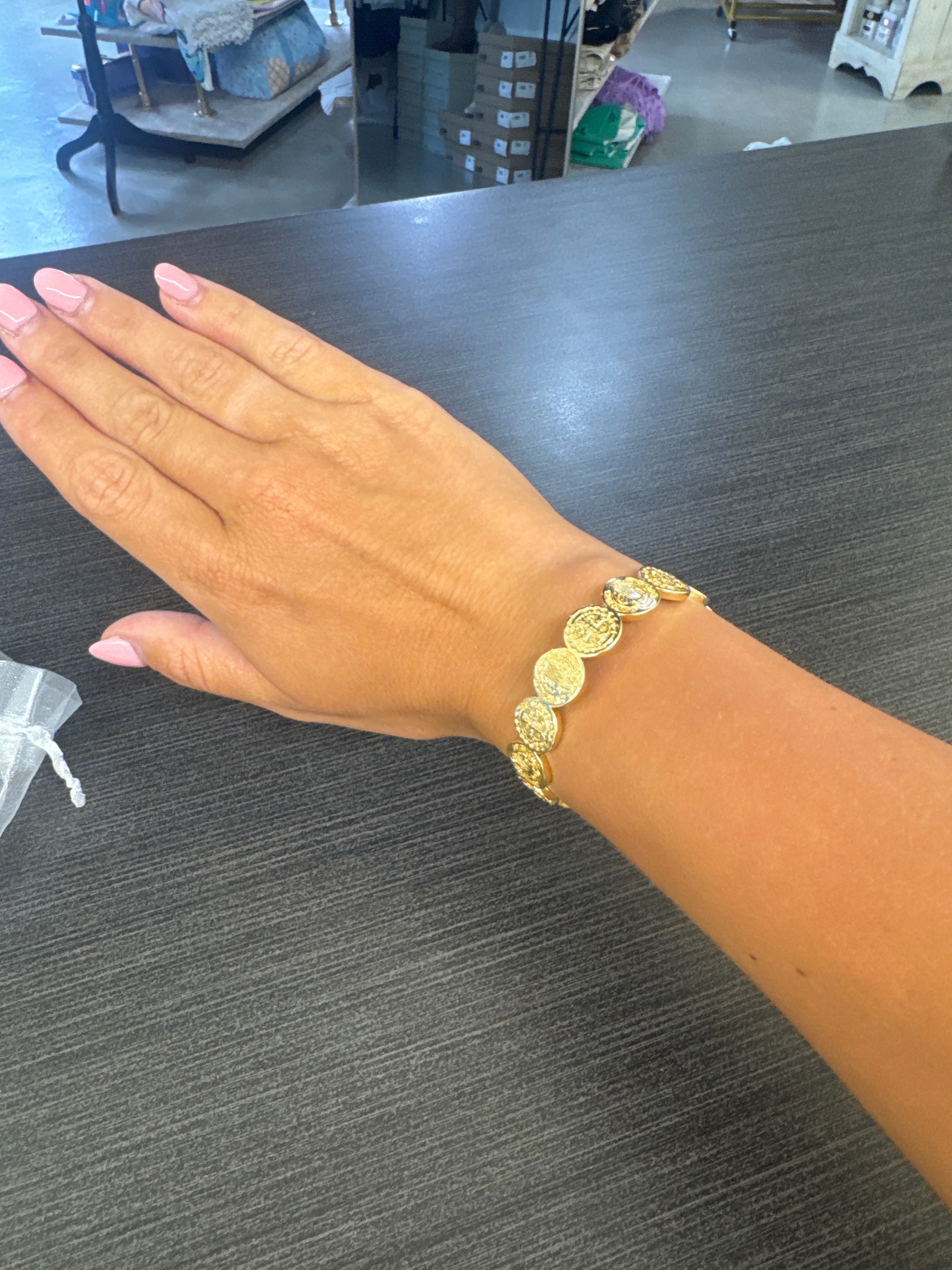 Shield of Faith Cuff Gold
