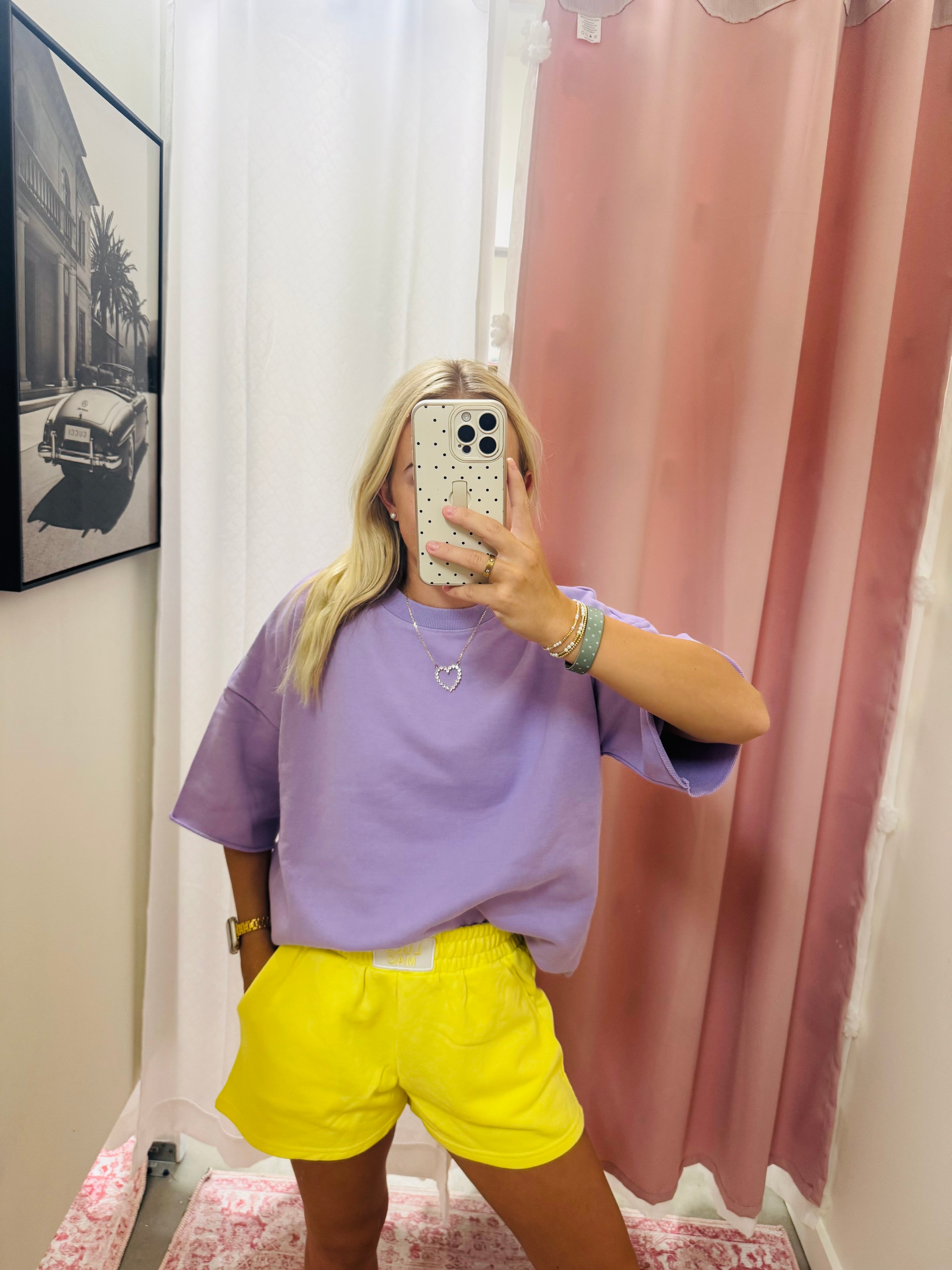 Lulu Mac Lavender S/S Top