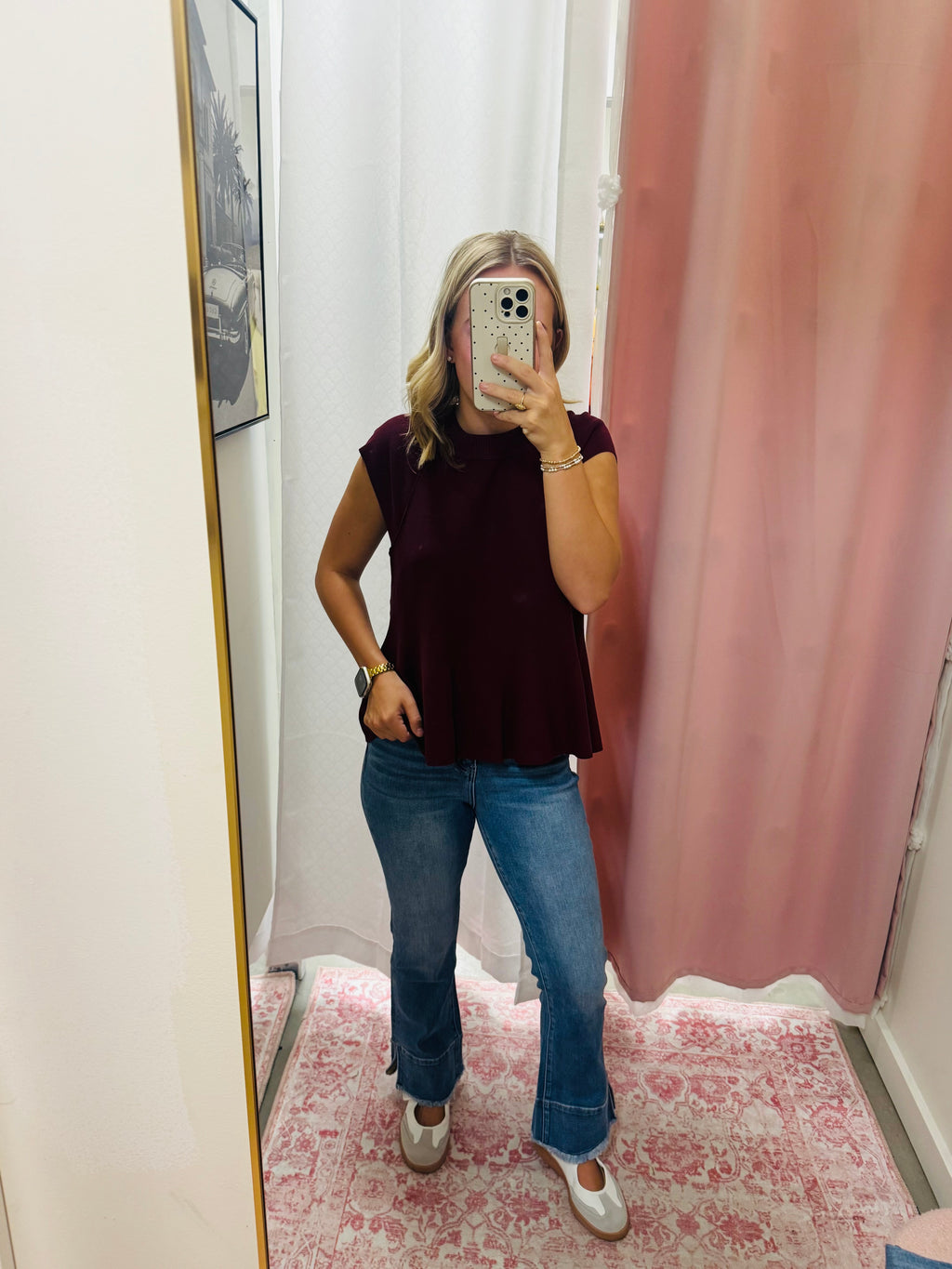 Simple Kick Flare Jean
