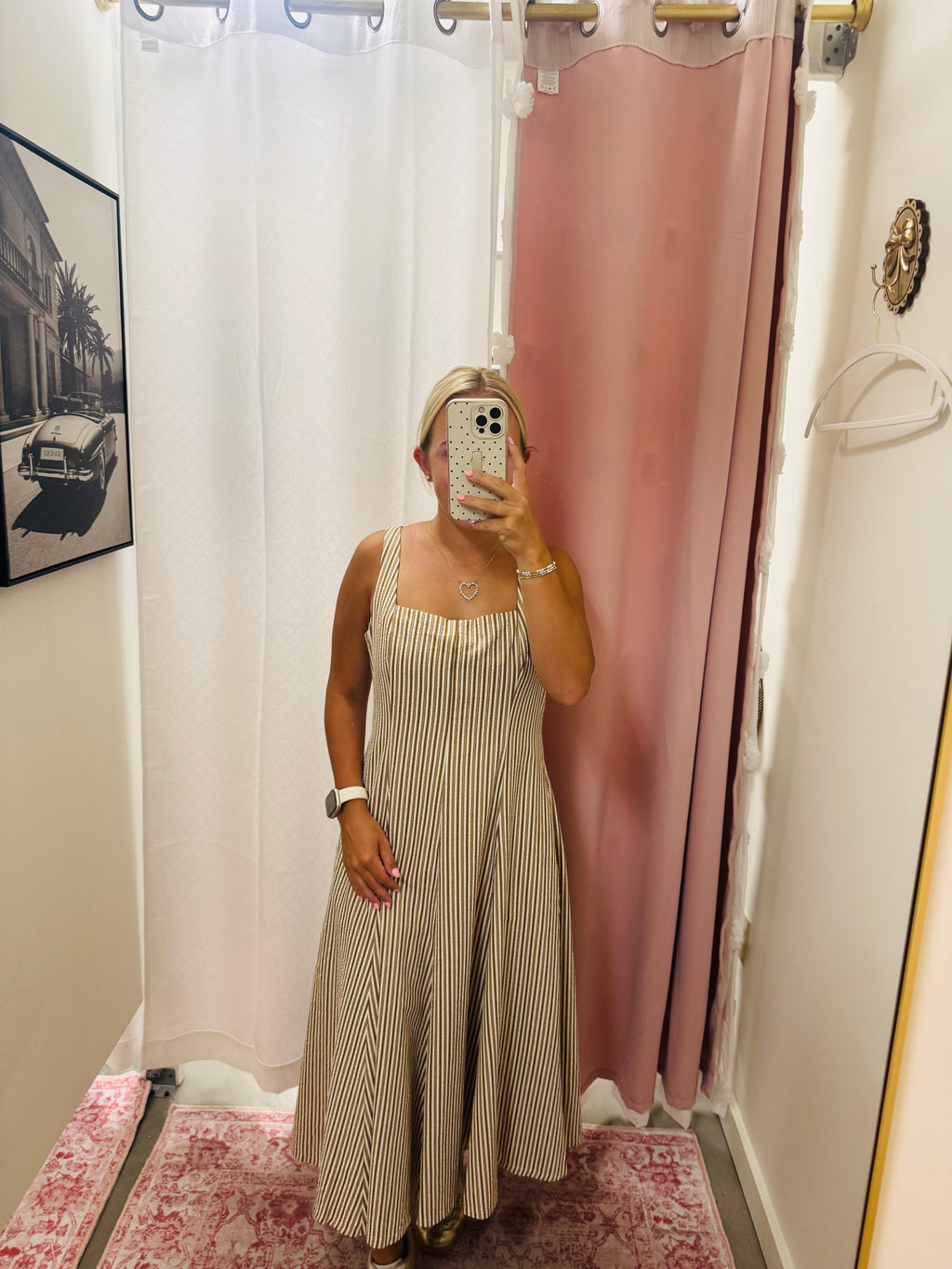 Fit and Flare Midi Dress