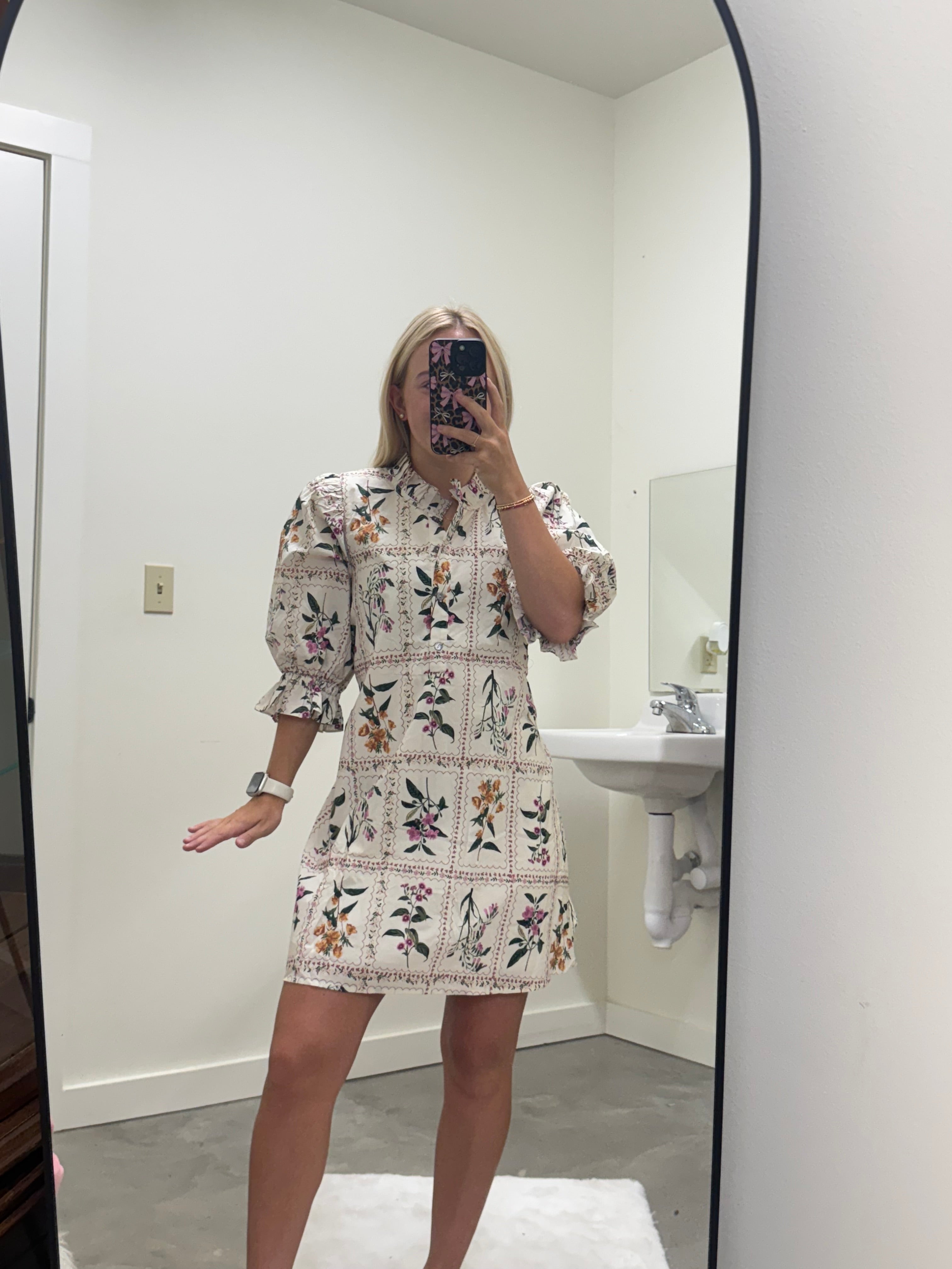 Colorful Fall Flower Dress