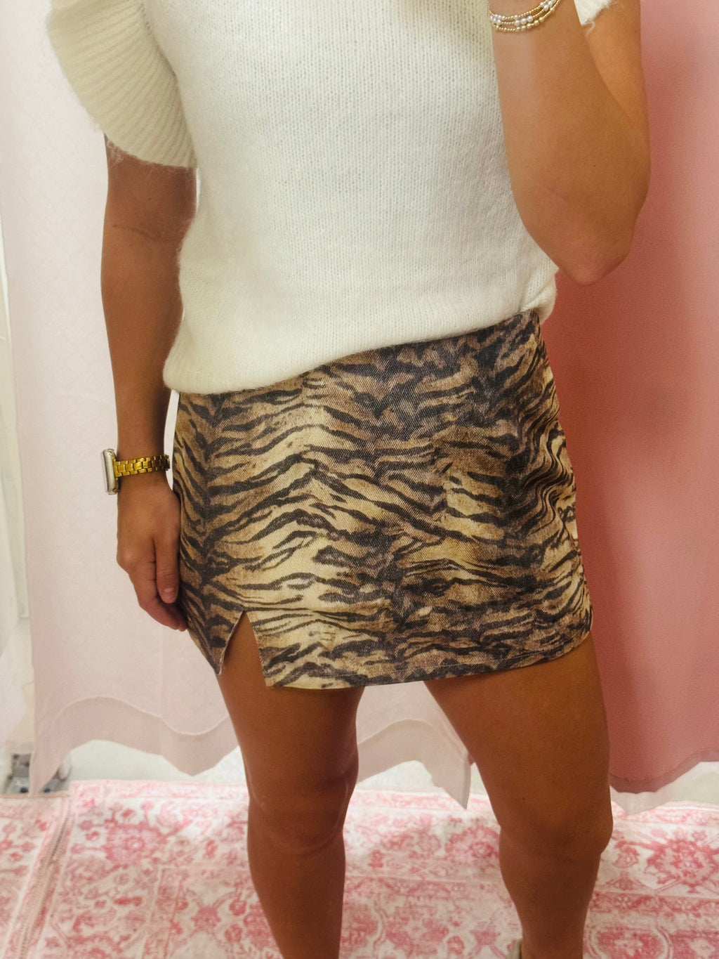 Tiger Jean Skort