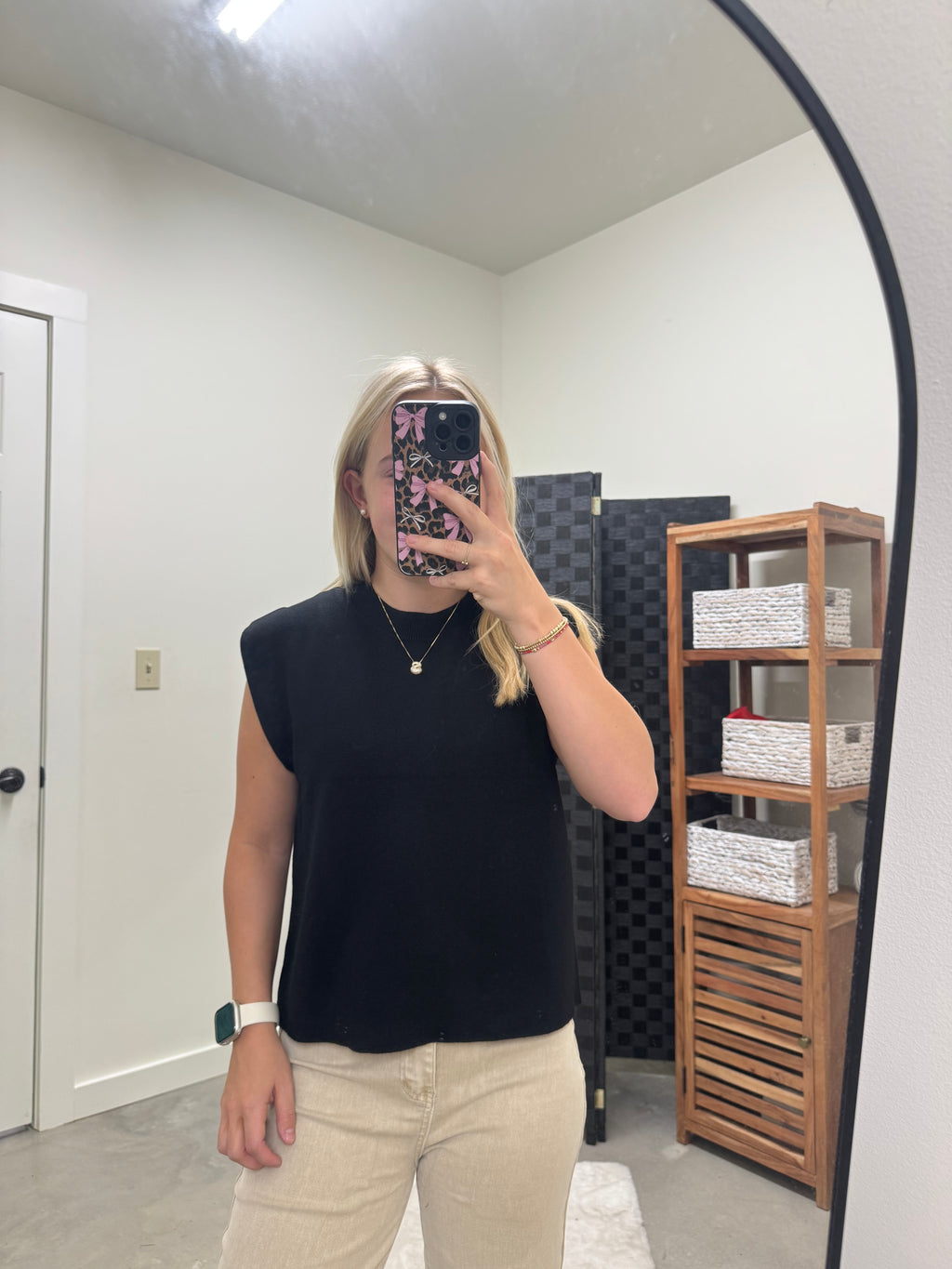 Deep Black Soft Knit Sweater