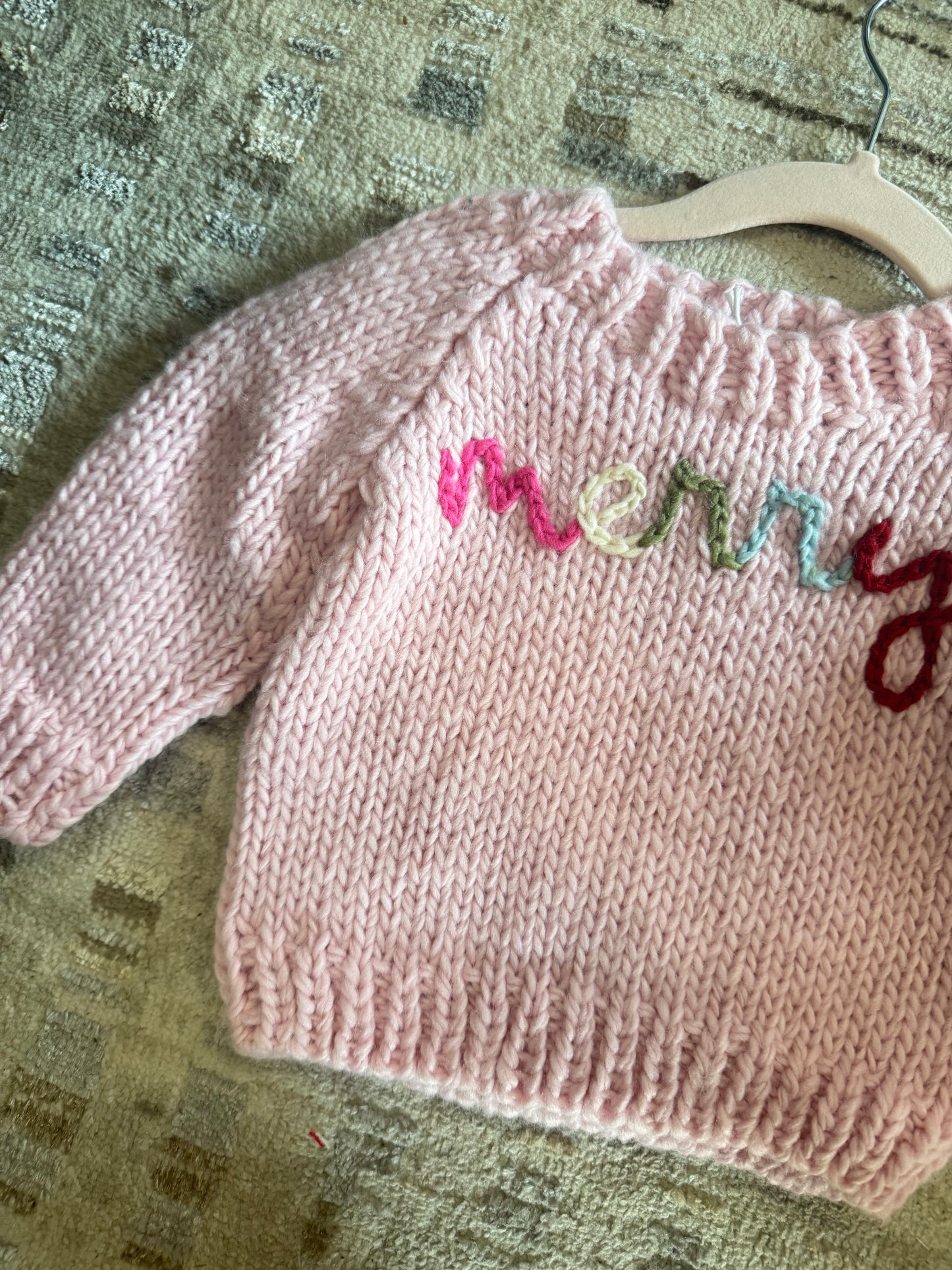 Baby Knitted Merry Sweater