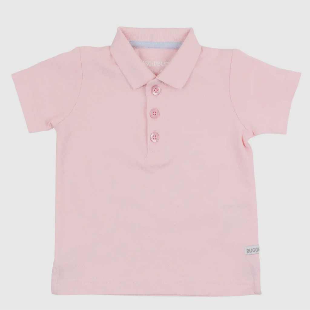 Pink Pique Short Sleeve Polo