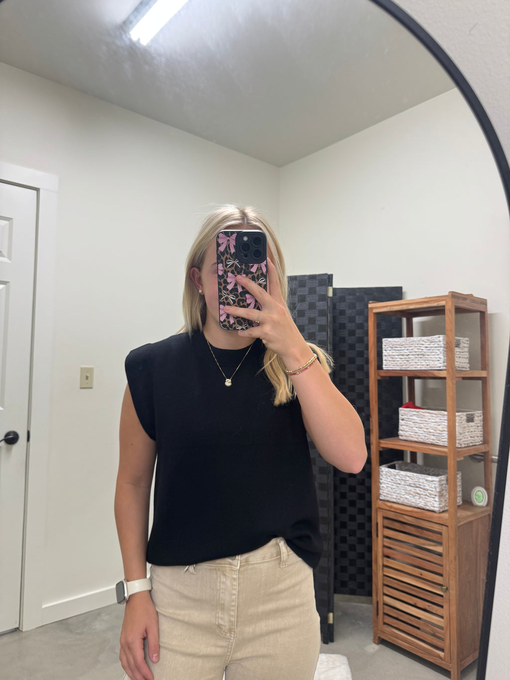 Deep Black Soft Knit Sweater