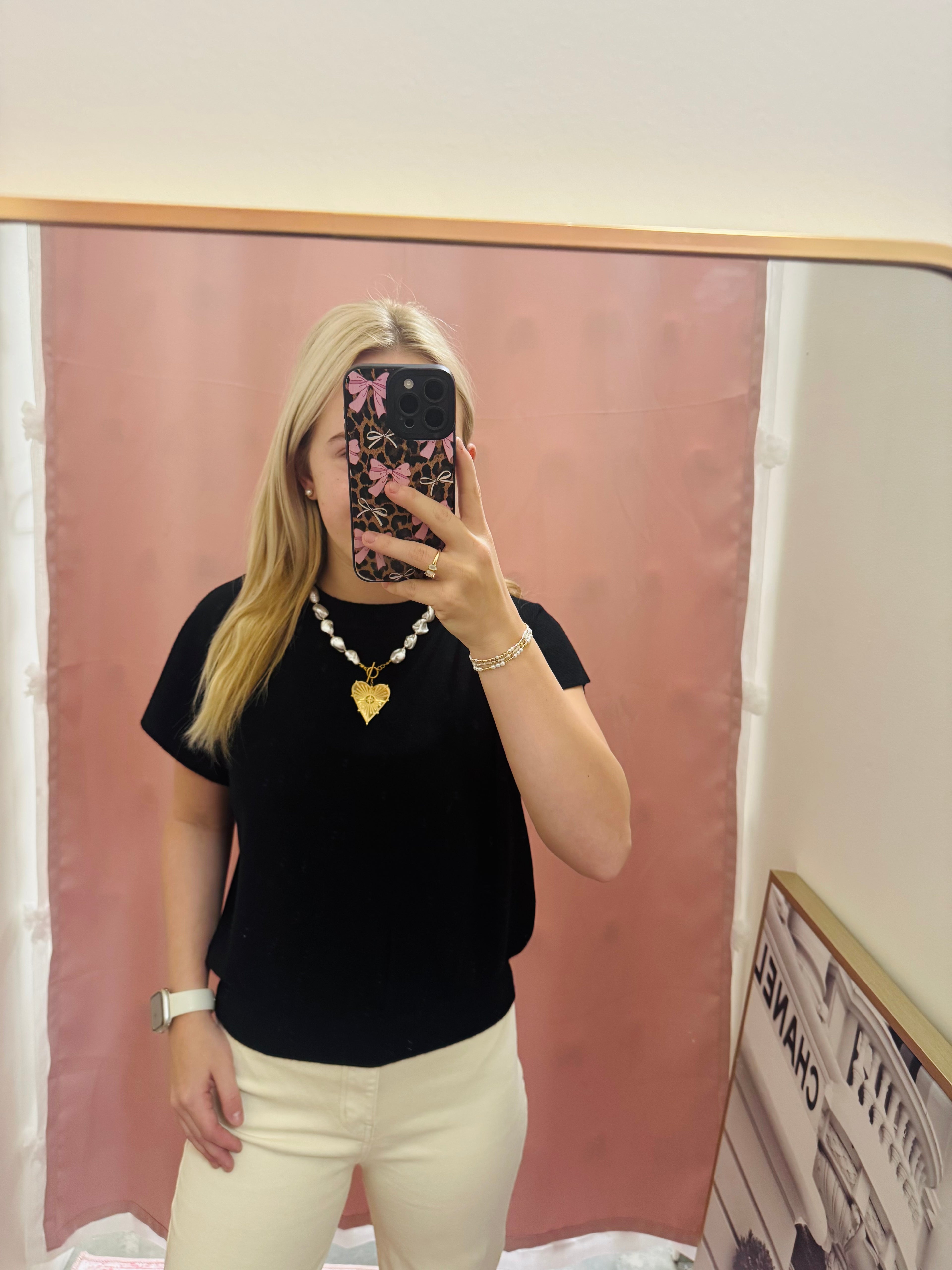 Deep Black Soft Bubble Sweater