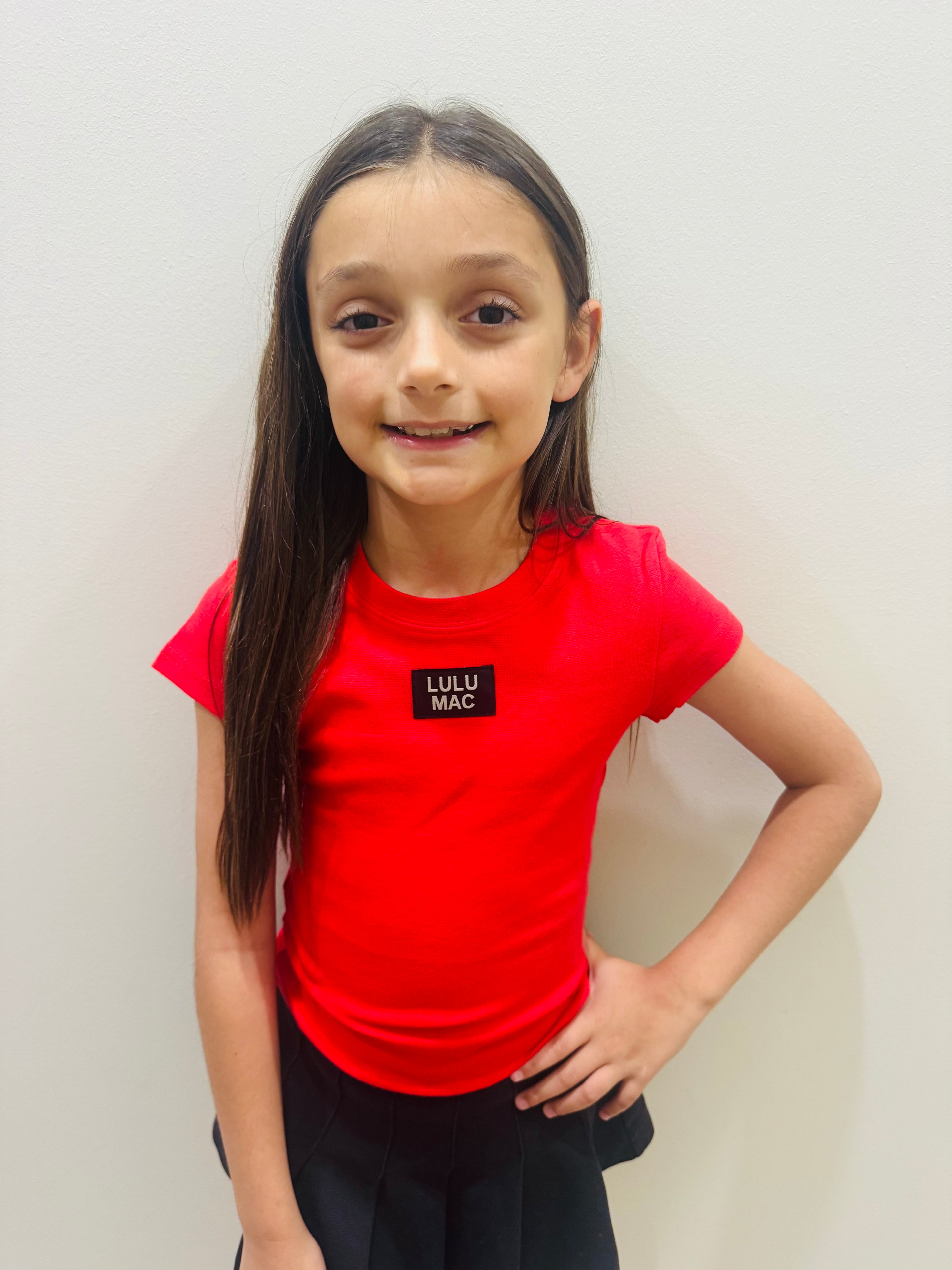 Red Youth Lulu Mac Baby Tee