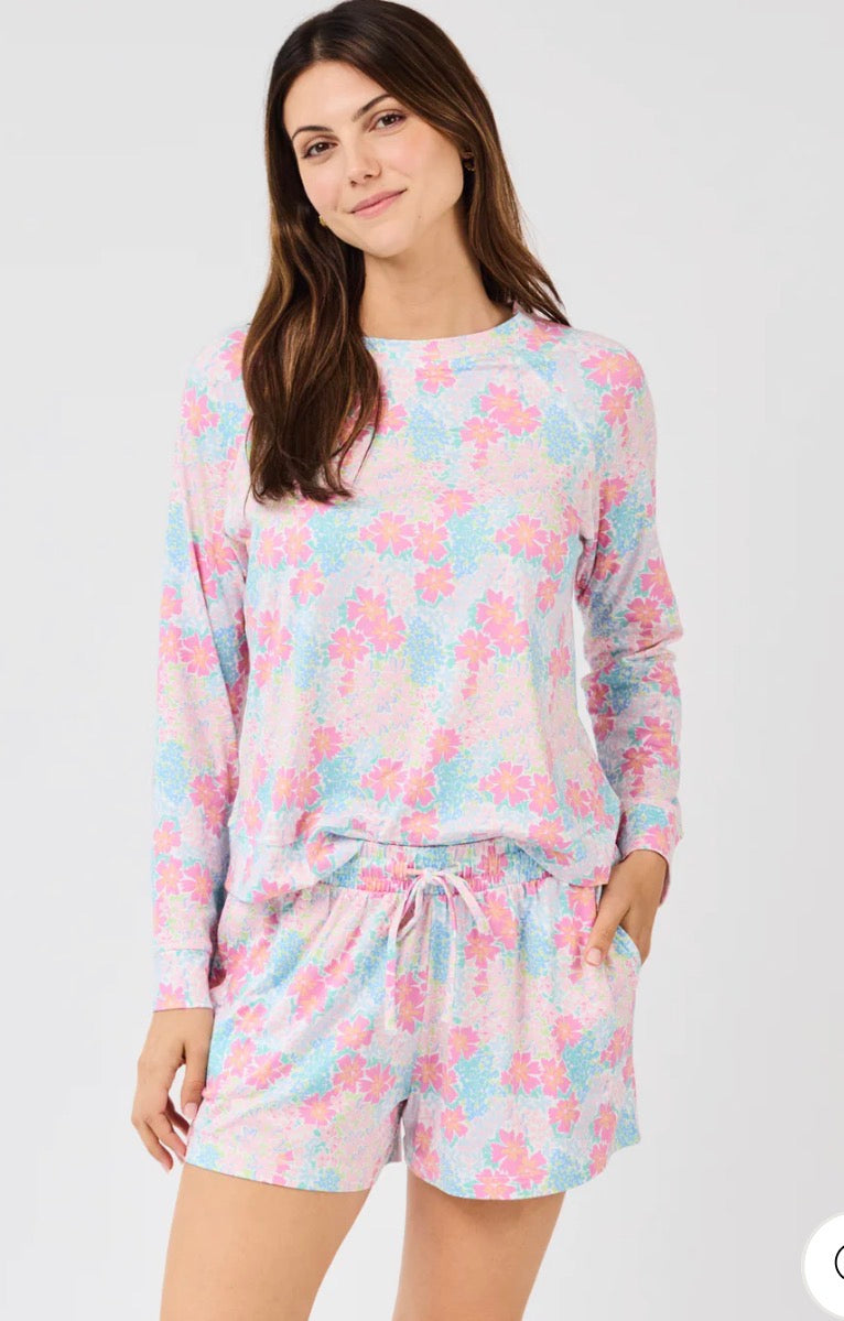 Mary Square Floral Pjs