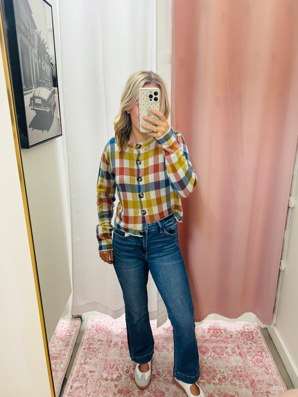 Dark High Rise Flare Jean