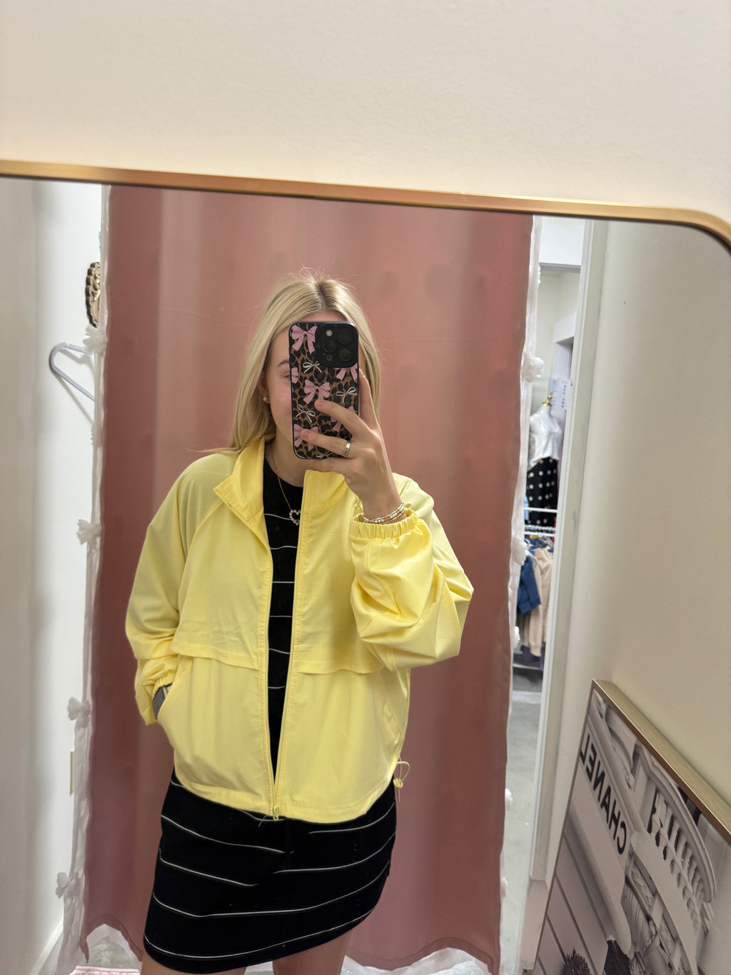 Yellow Windbreaker