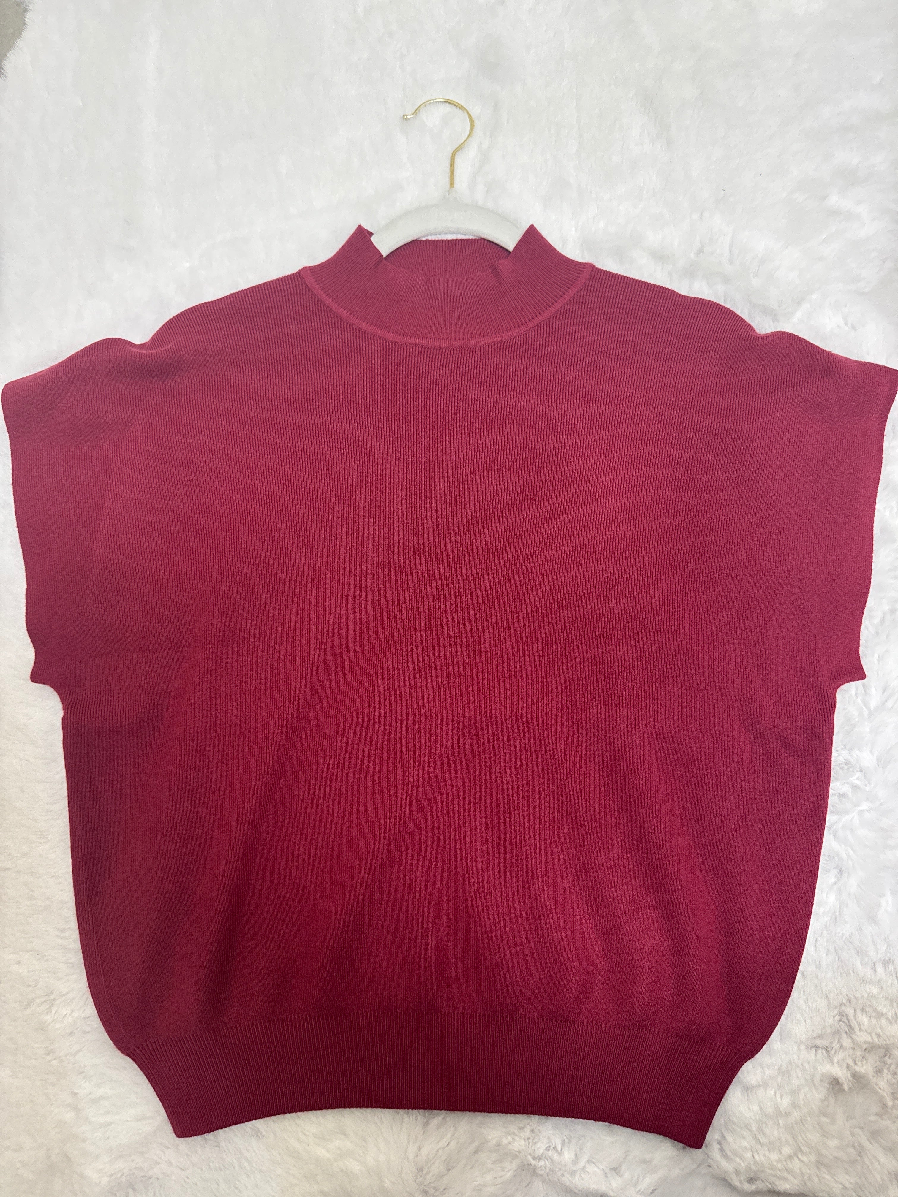 Cabernet Light Weight Sweater Top