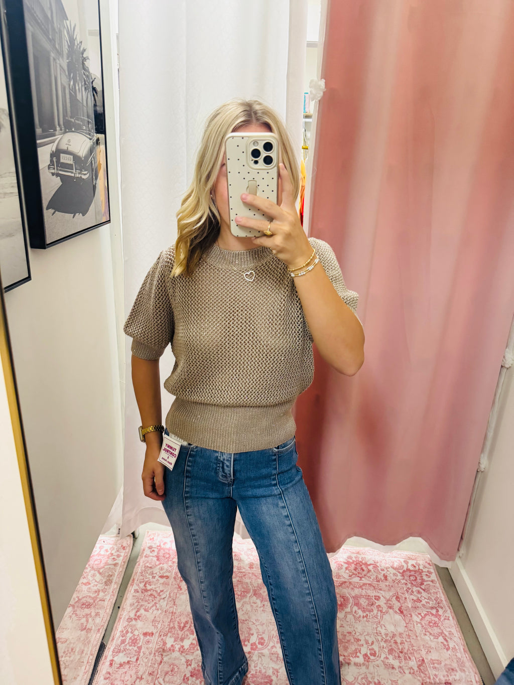 Ankle Straight Front Seam Jeans