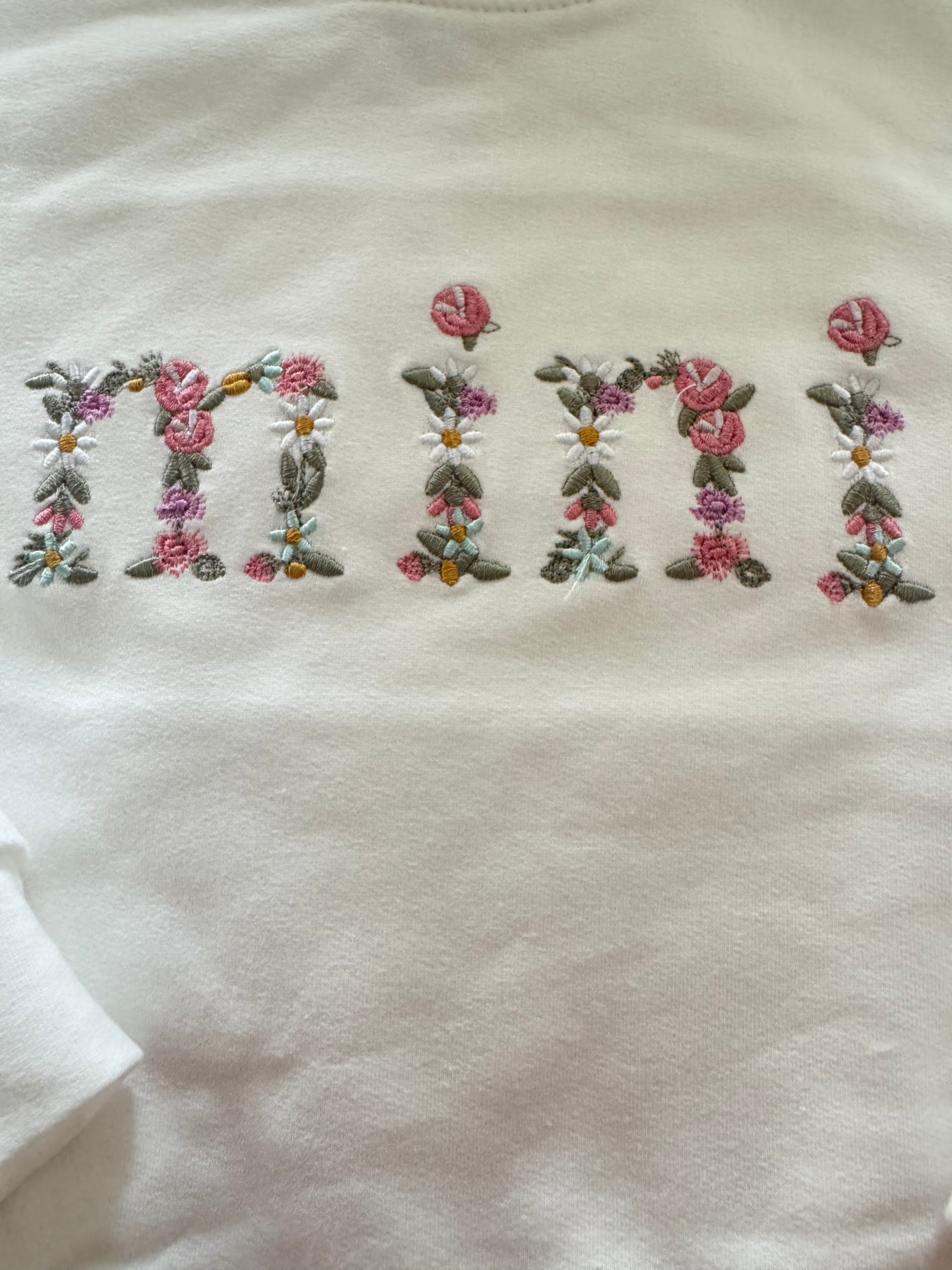 Mini Embroidery Sweatshirt